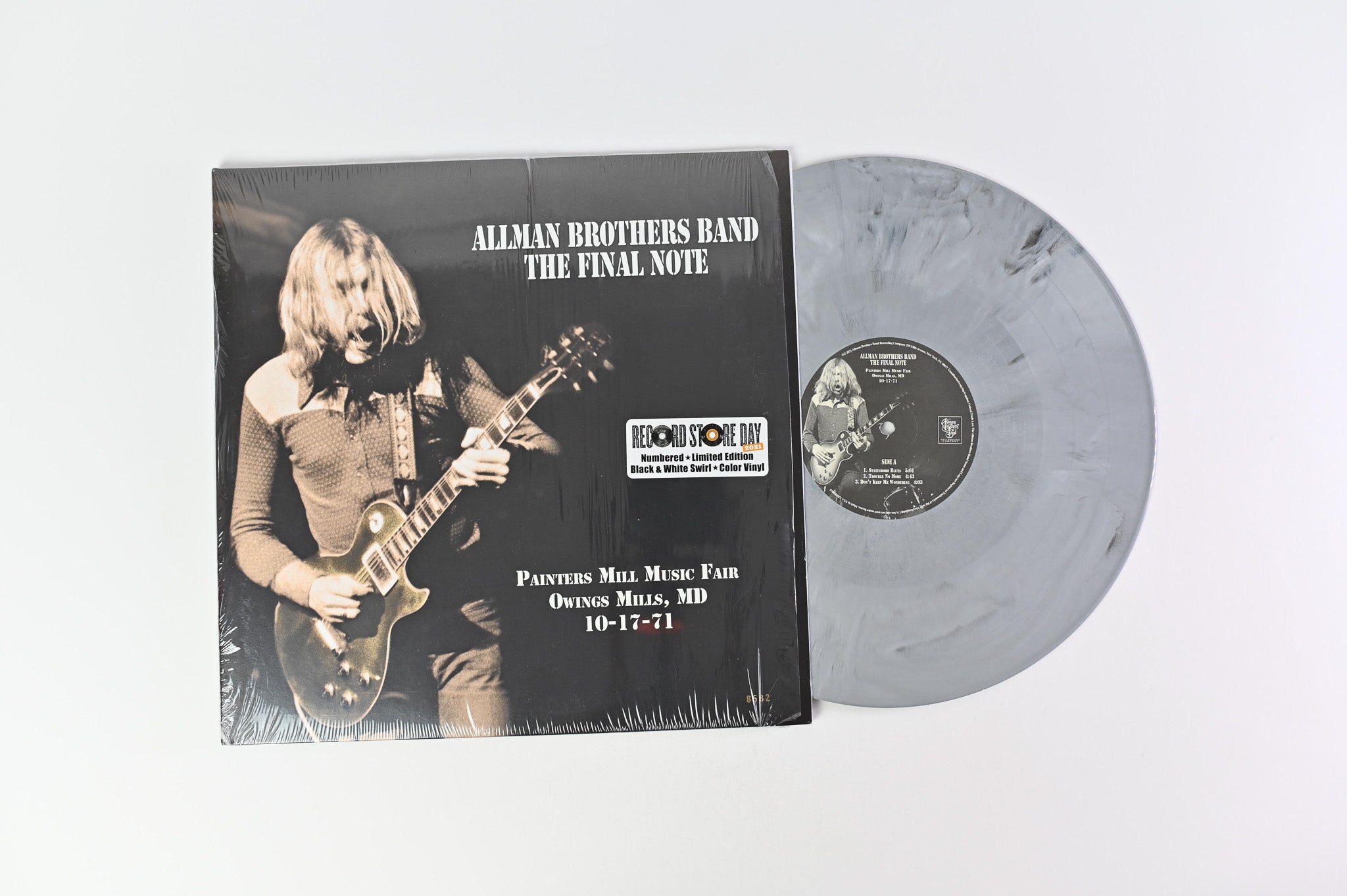 The Allman Brothers Band - The Final Note (Painters Mill Music Fair Owings Mills, MD 10-17-71) Ltd RSD Black & White Swirl