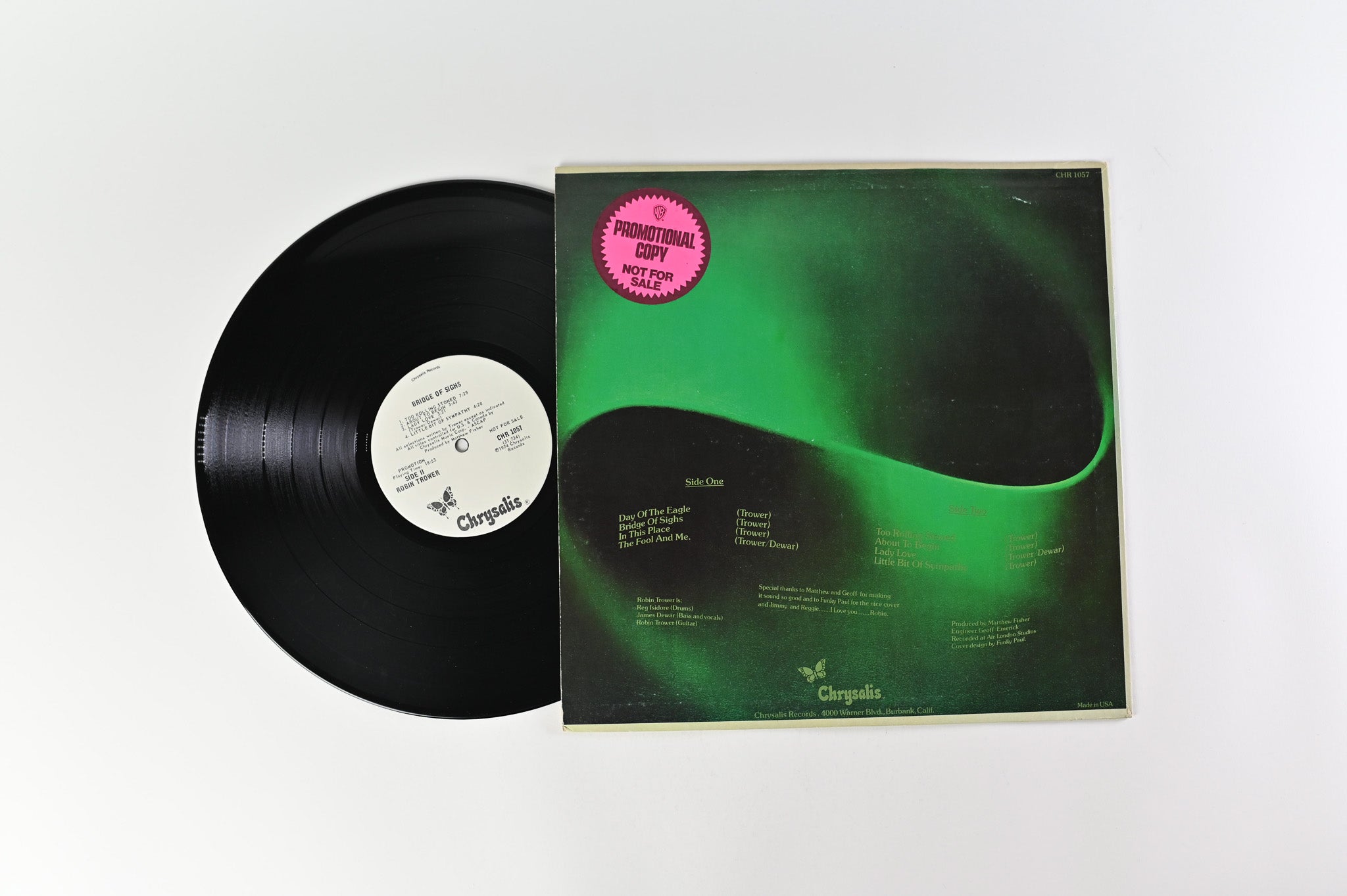 Robin Trower - Bridge Of Sighs on Chrysalis Promo
