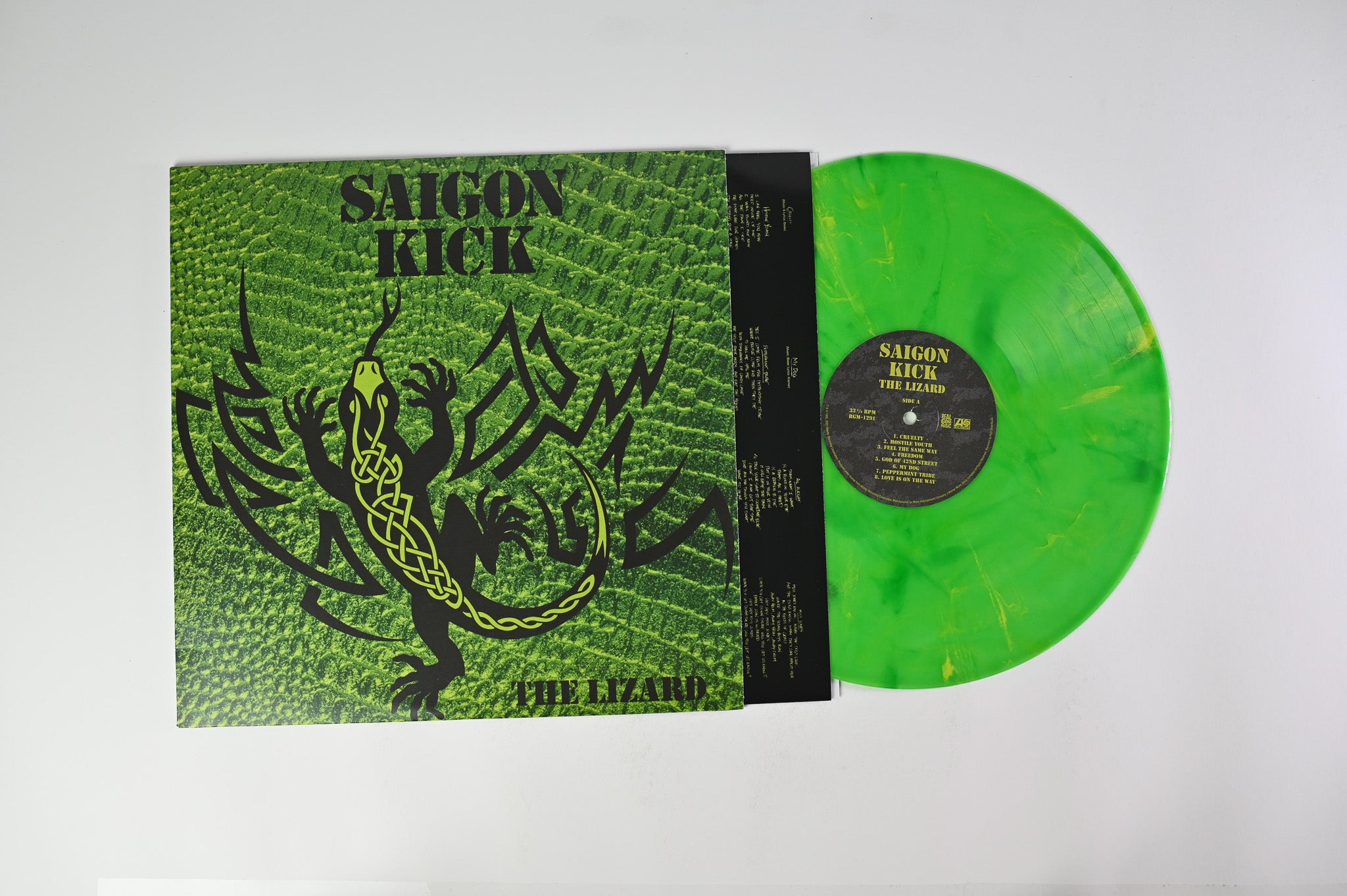 Saigon Kick - The Lizard on Atlantic Real Gone Ltd RSD BF 2021 Green Marbled Vinyl