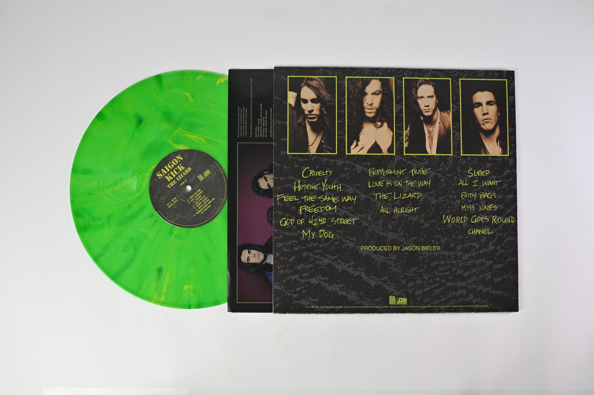 Saigon Kick - The Lizard on Atlantic Real Gone Ltd RSD BF 2021 Green Marbled Vinyl