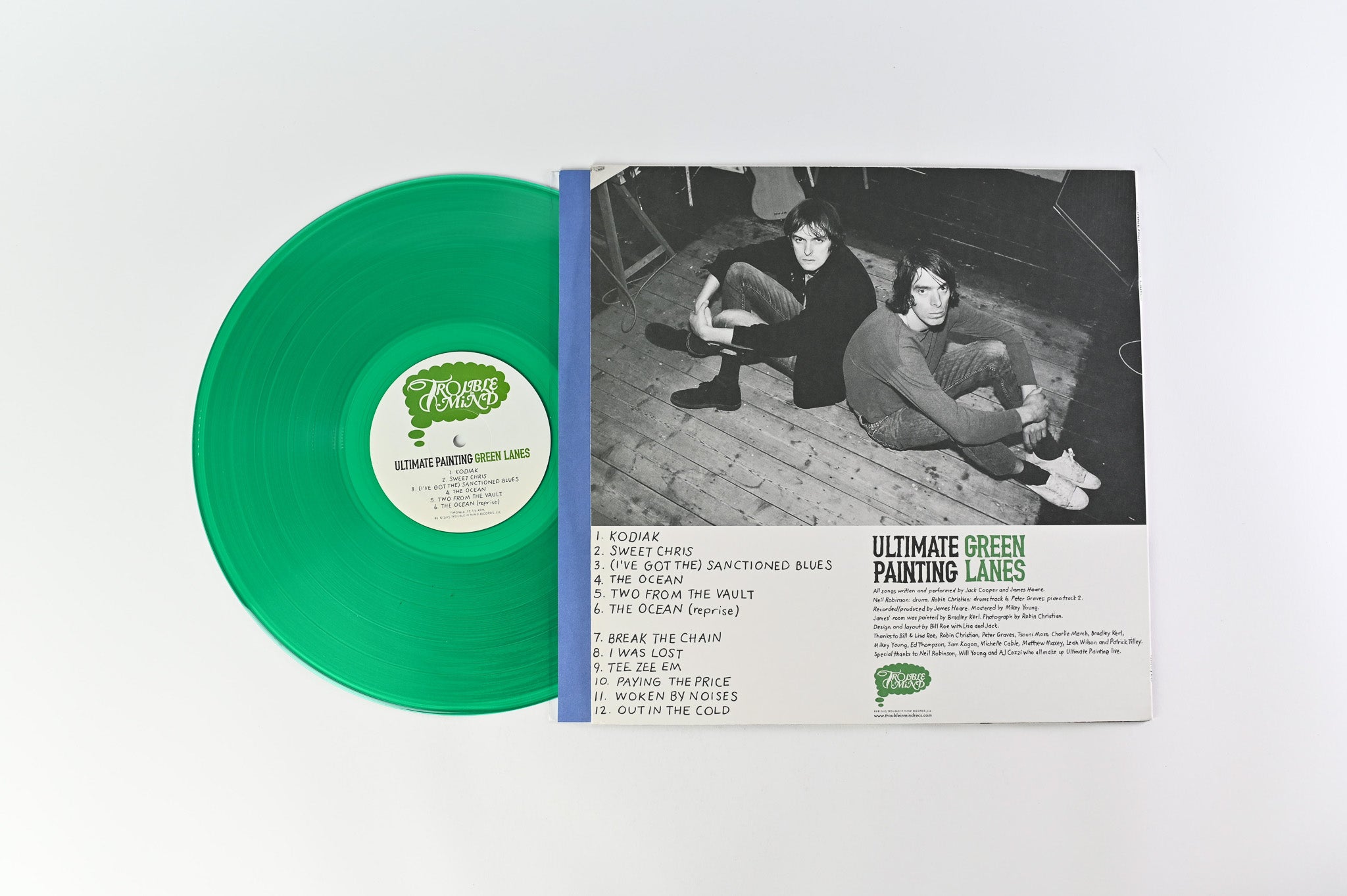 Ultimate Painting - Green Lanes on Trouble in Mind Ltd Edition Green Vinyl