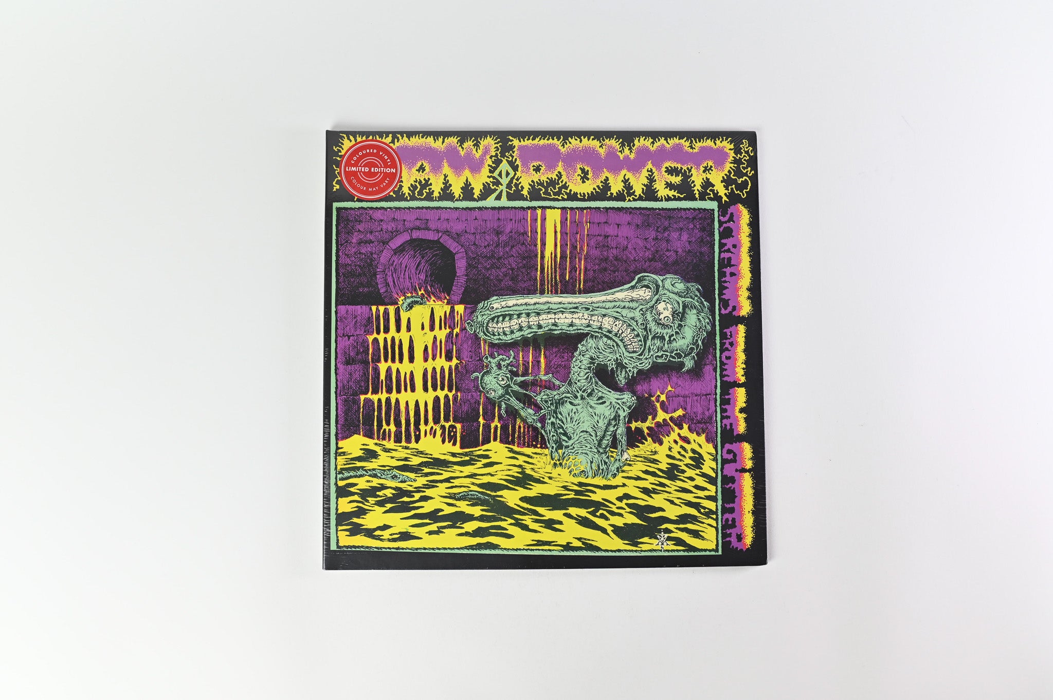Raw Power - Screams From The Gutter on Back on Black White Purple Splatter Reissue Sealed