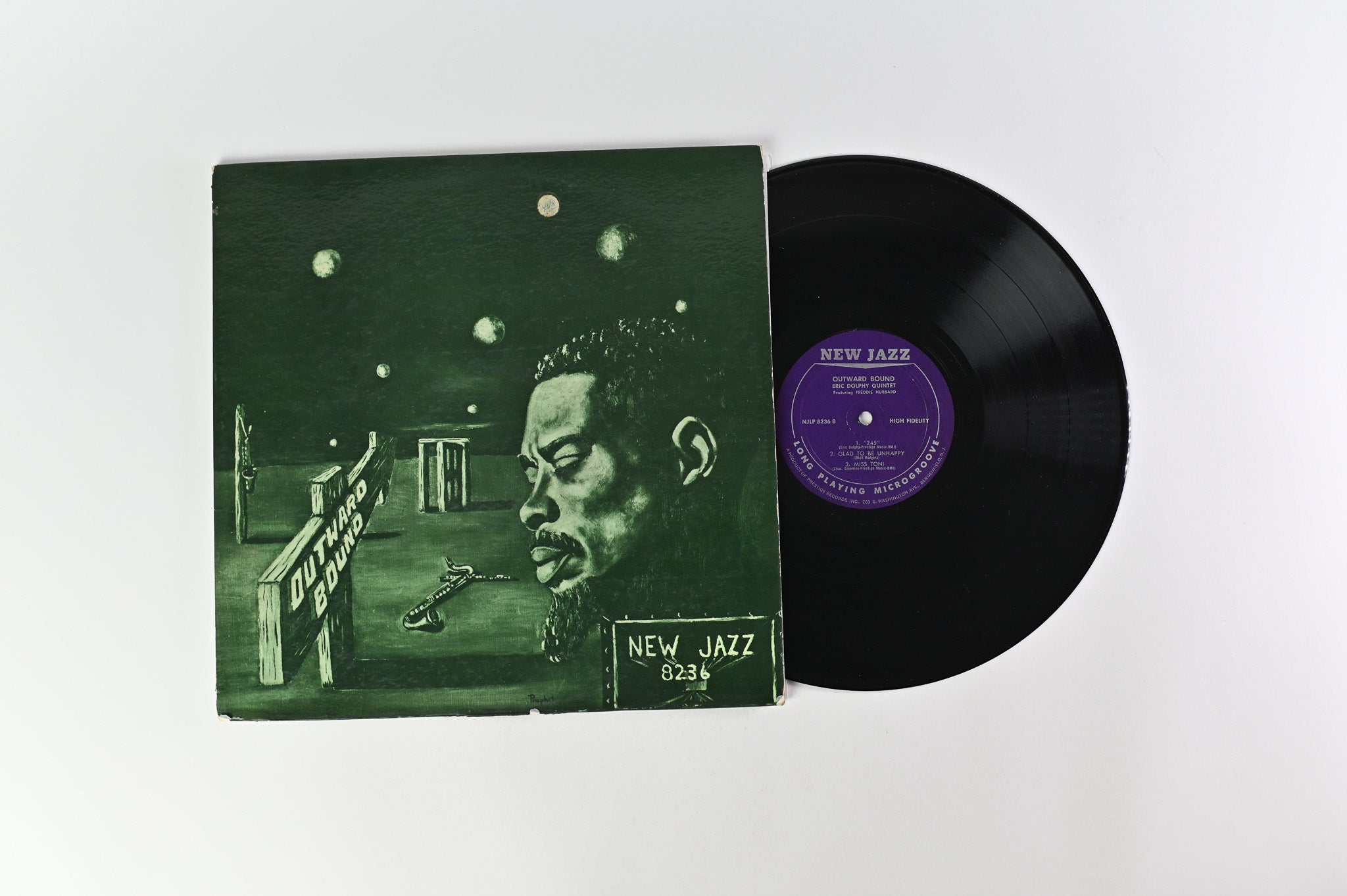 Eric Dolphy Quintet - Outward Bound on New Jazz Mono Deep Groove