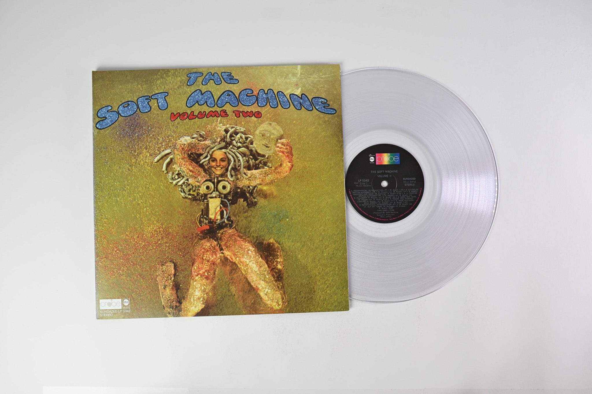 Soft Machine - Volume Two on Sundazed Clear Vinyl Reissue