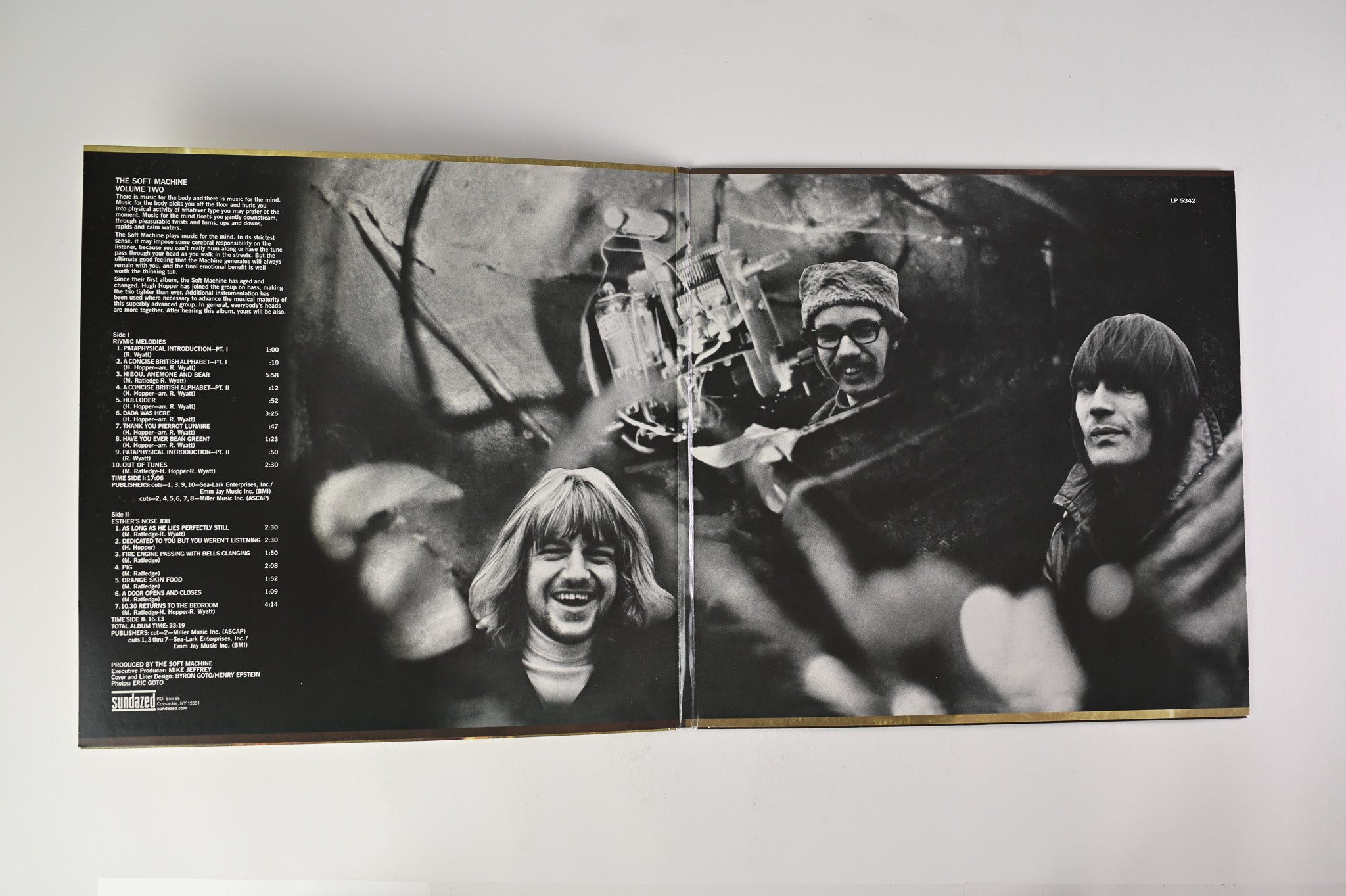 Soft Machine - Volume Two on Sundazed Clear Vinyl Reissue