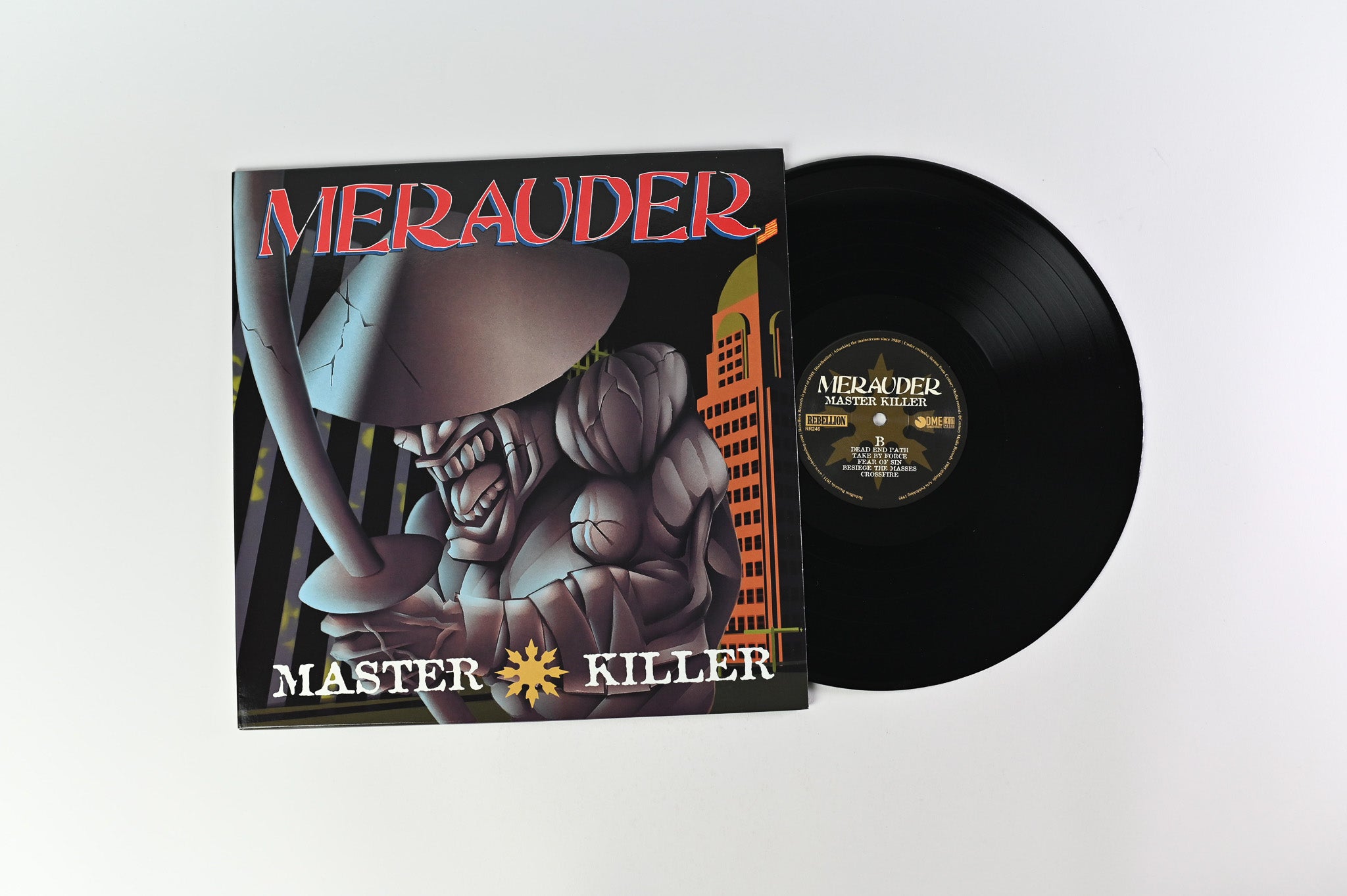 Merauder - Master Killer on Rebellion Ltd Black Vinyl
