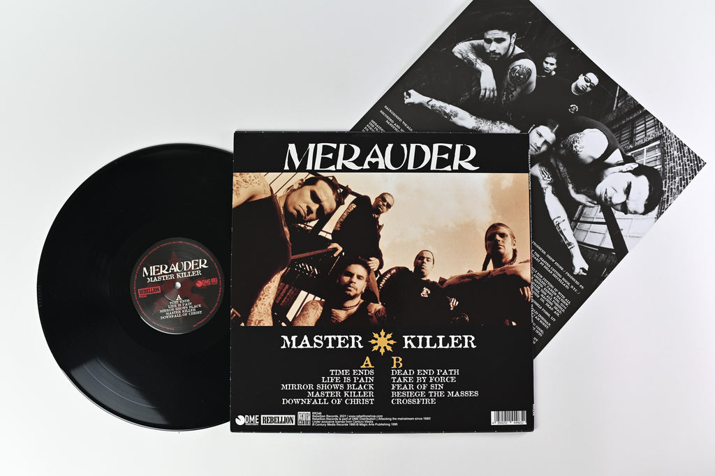 Merauder - Master Killer on Rebellion Ltd Black Vinyl