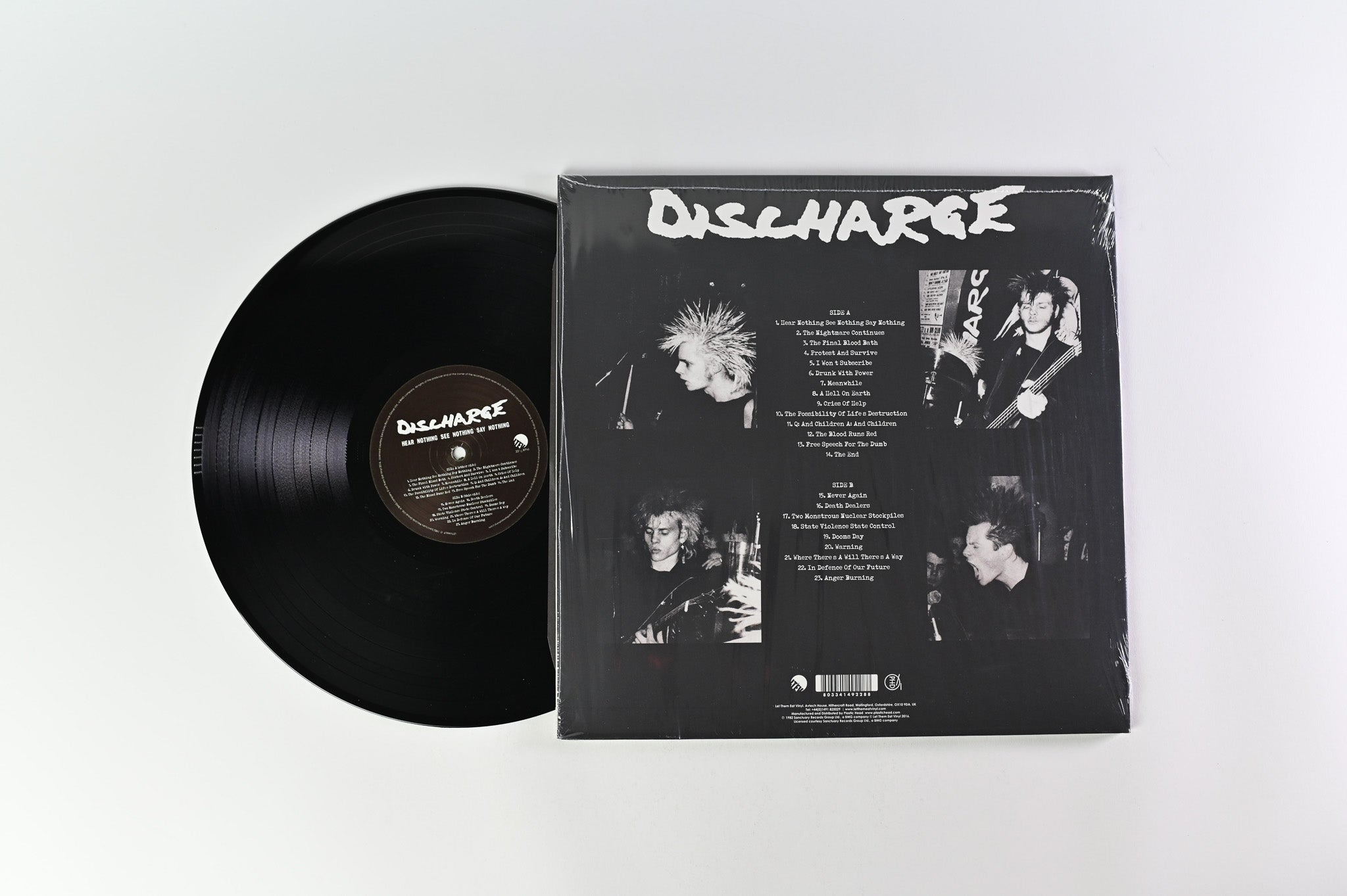 Discharge - Hear Nothing See Nothing Say Nothing on Let Them Eat Vinyl