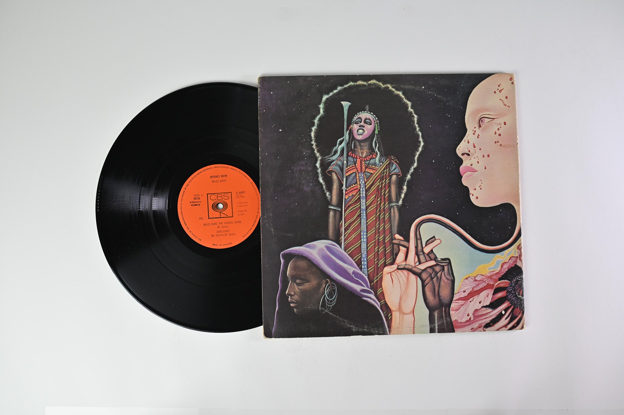 Miles Davis - Bitches Brew on CBS UK Pressing