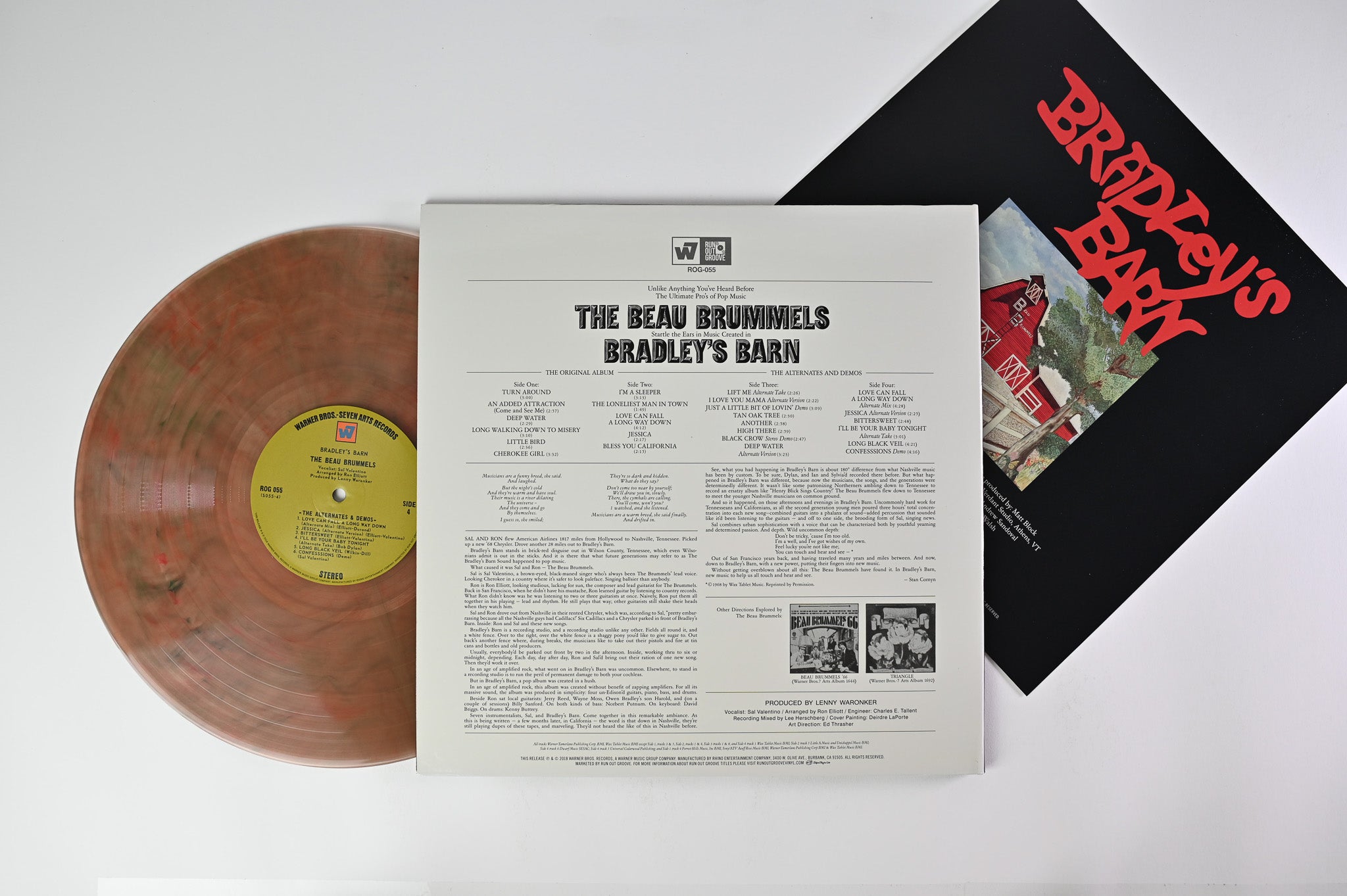 The Beau Brummels - Bradley's Barn on Run Out Groove Ltd RSD 2018 Multi Colored Vinyl Reissue