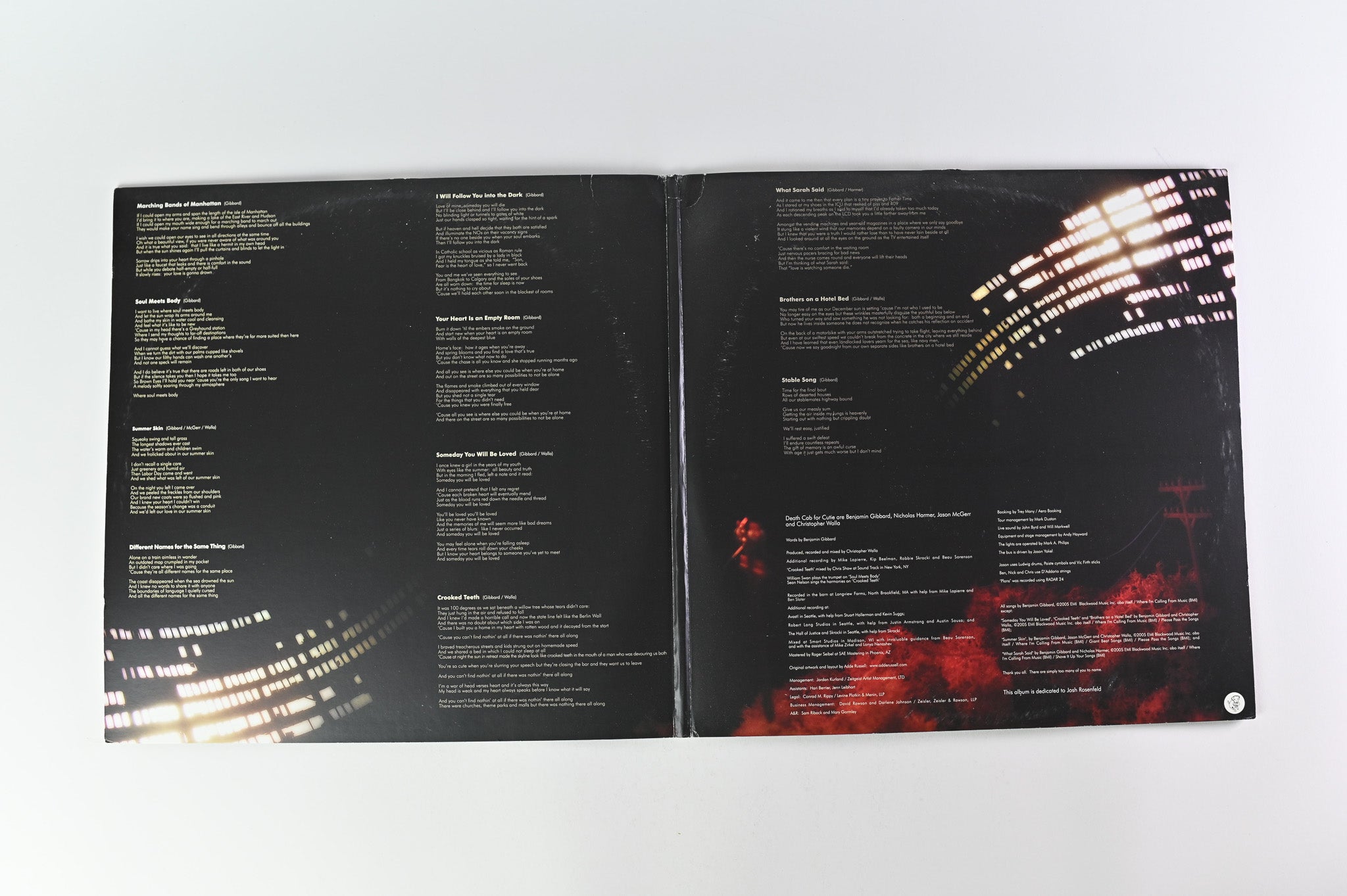 Death Cab For Cutie - Planson Barsuk Records Reissue
