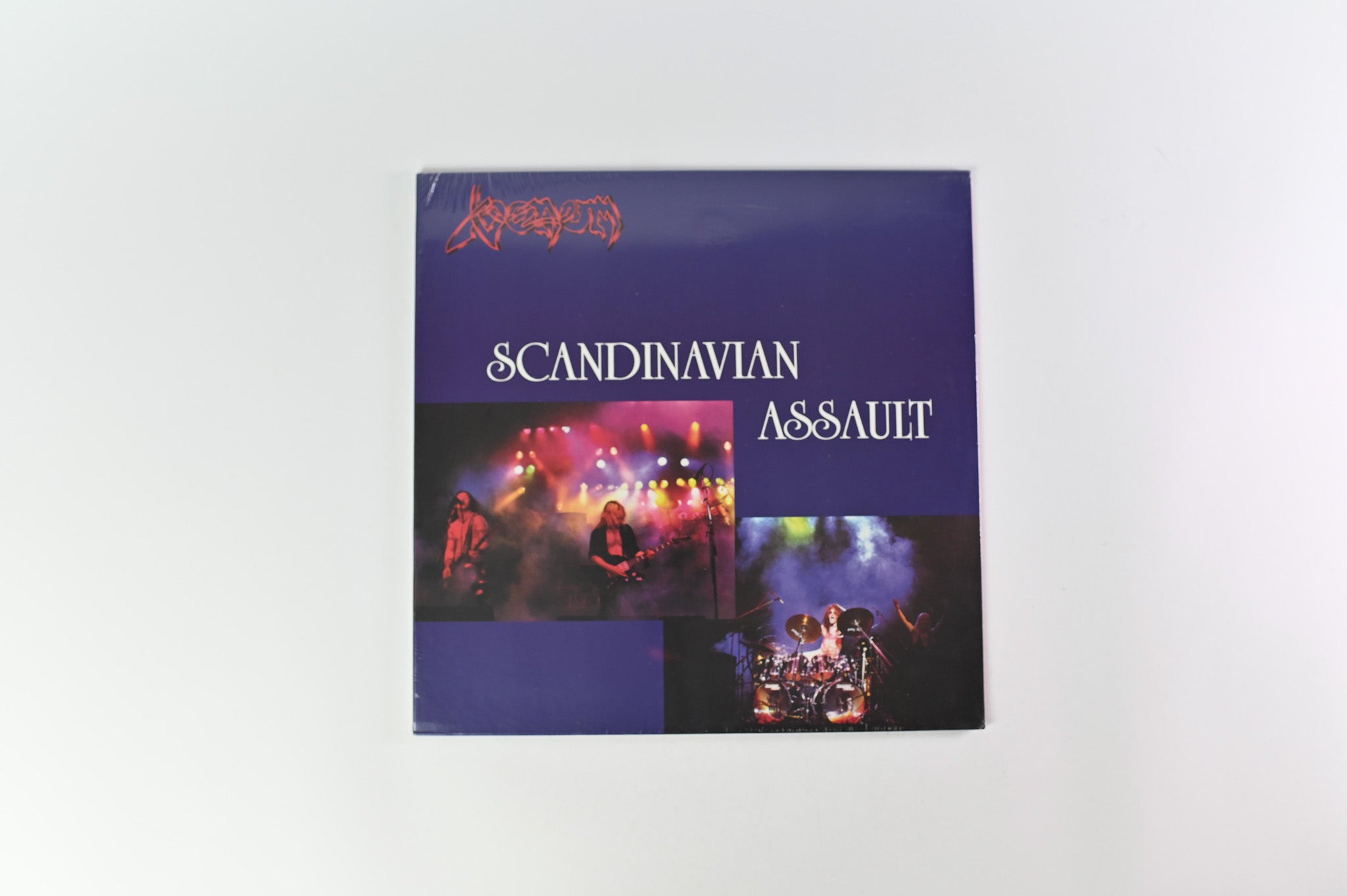 Venom - Scandinavian Assault on Back on Black With With Pink Splatter 45 RPM Reissue Sealed