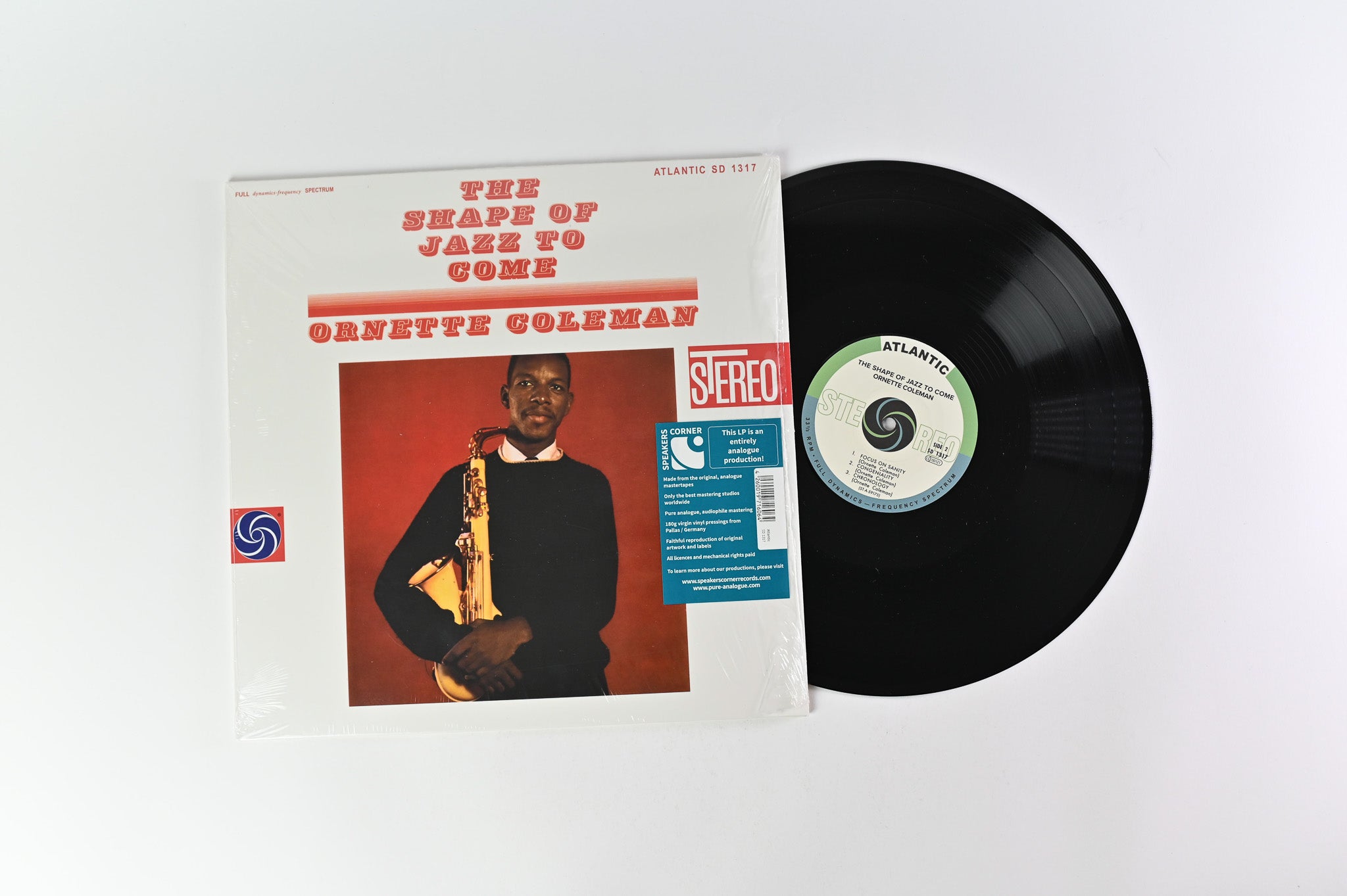 Ornette Coleman - The Shape Of Jazz To Come on Atlantic Speakers Corner 180 Gram Reissue