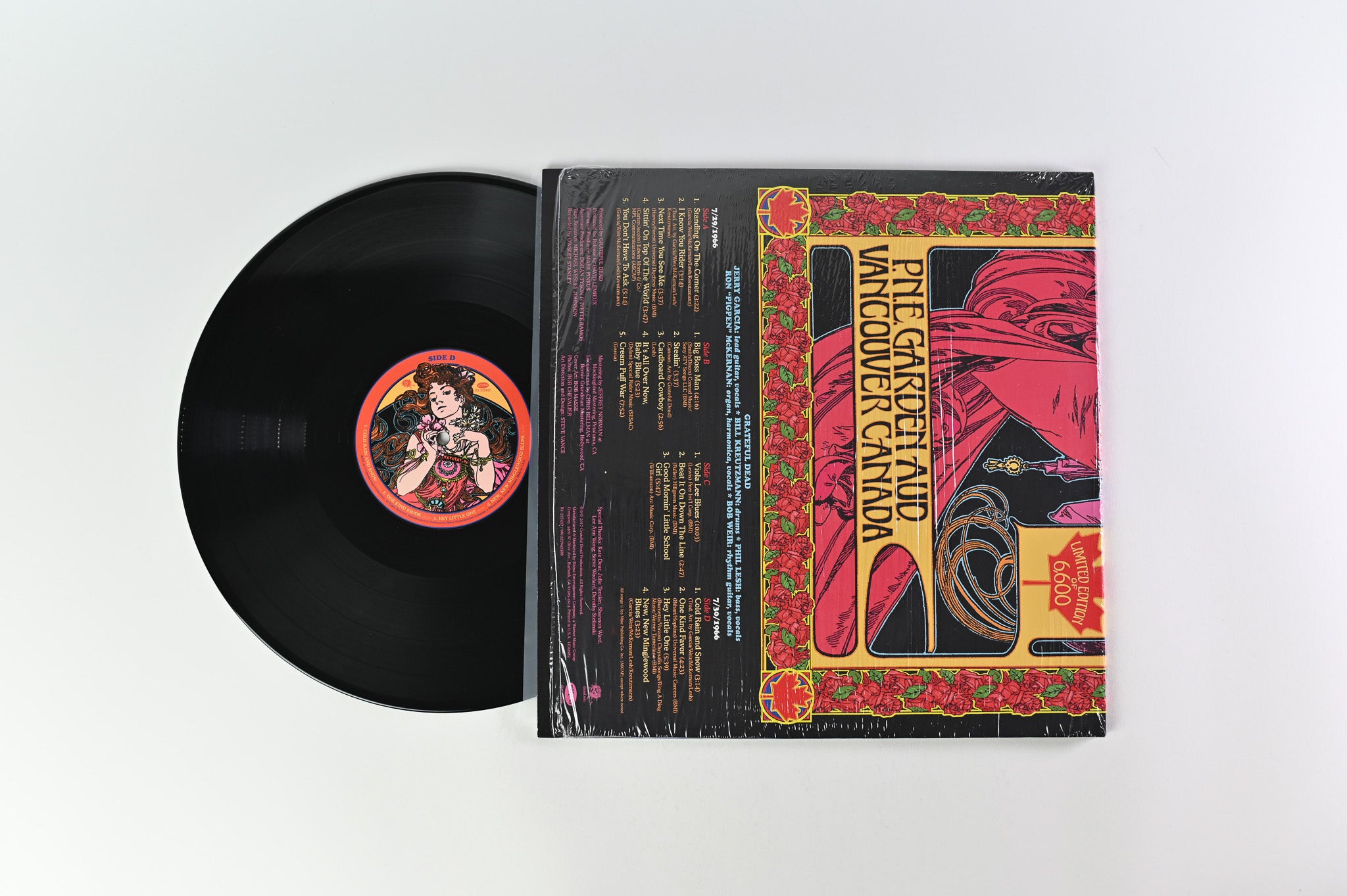 The Grateful Dead - P.N.E. Garden Aud., Vancouver, Canada, July 29 1966 on Rhino Ltd RSD 2017 180 Gram