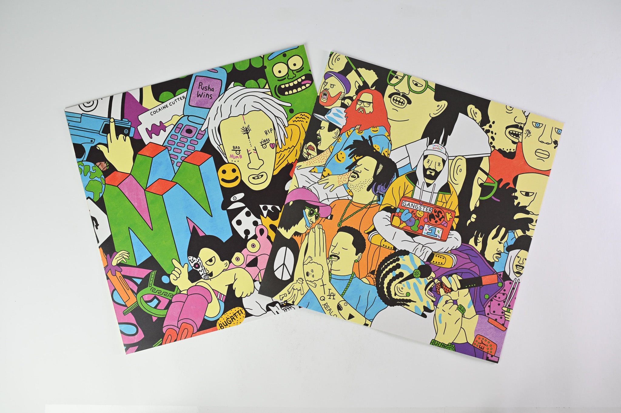 Various - Gangster Music Vol. 1 on All City Records Ltd Pink Vinyl