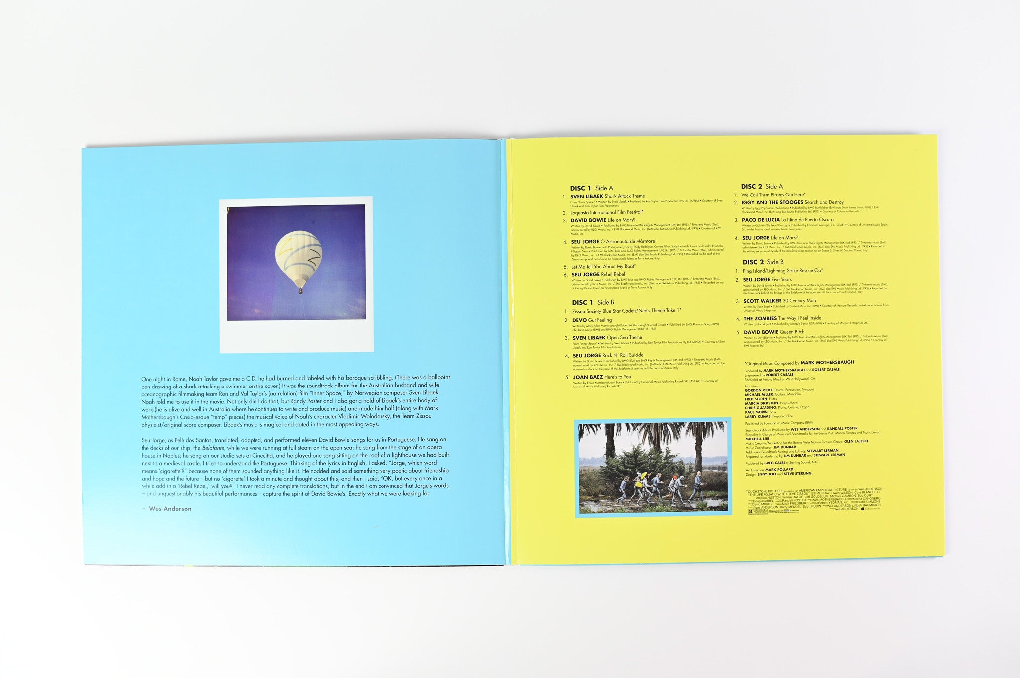 Various - The Life Aquatic With Steve Zissou (Original Soundtrack) on Hollywood RSD Sea Blue Reissue