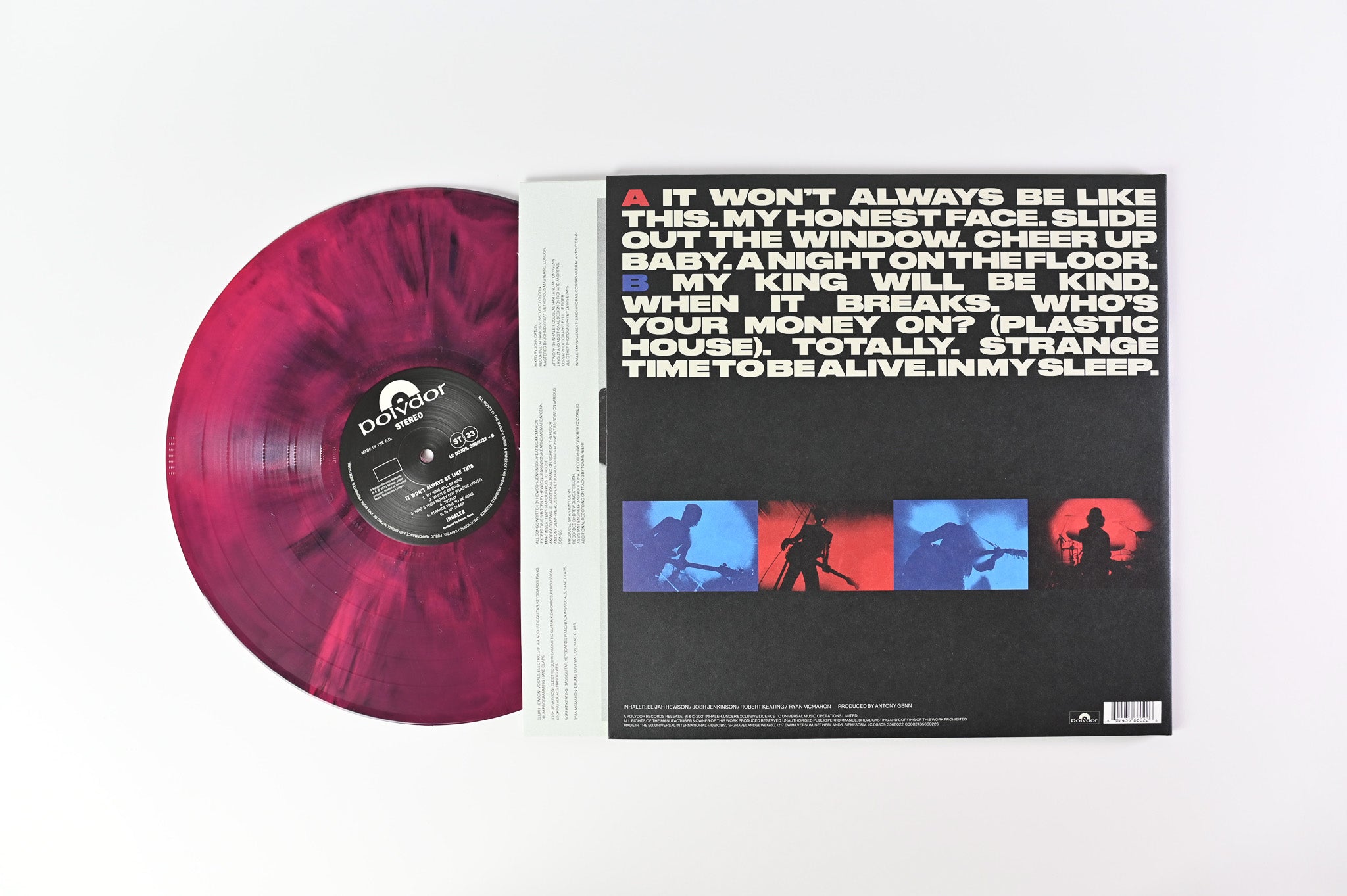 Inhaler - It Won't Always Be Like This on Polydor Ltd Red Marbled