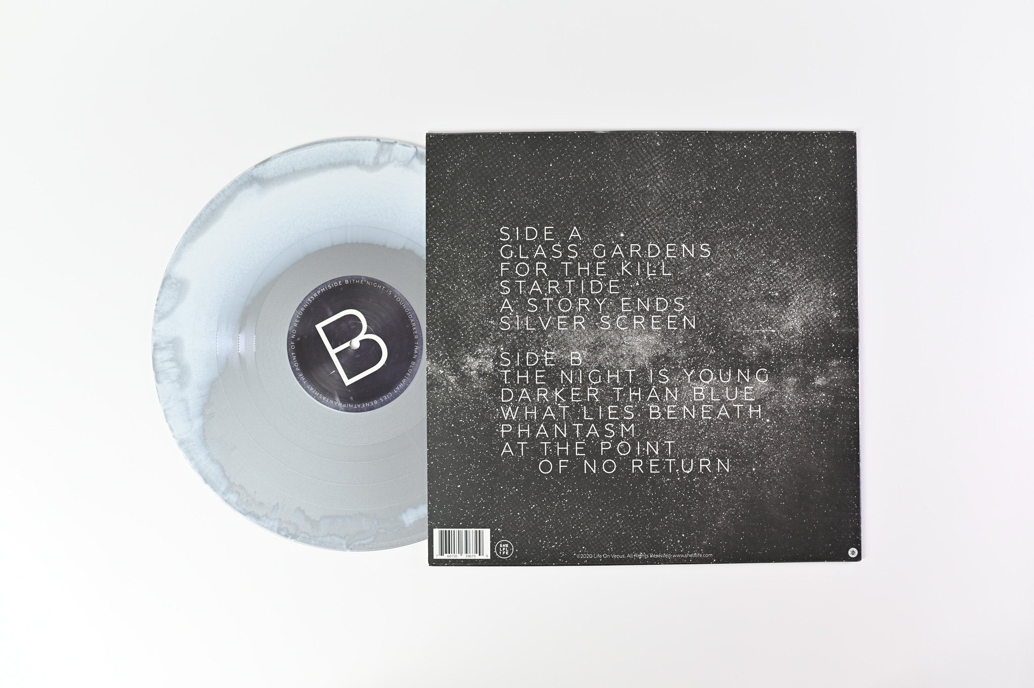 Life On Venus - Odes To The Void on Shelflife Ltd Silver Mist Vinyl