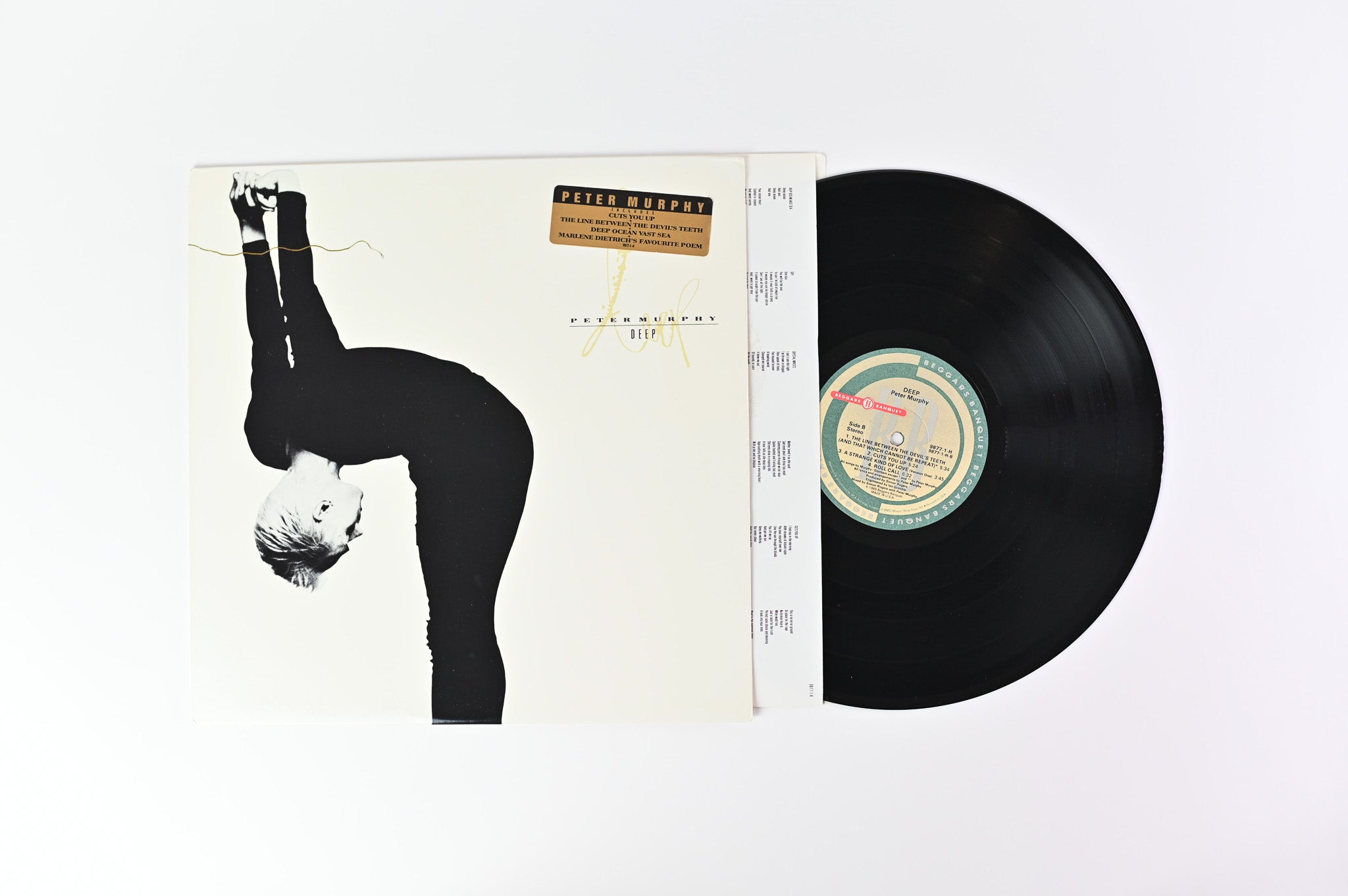 Peter Murphy - Deep on Beggars Banquet Glossy Sleeve