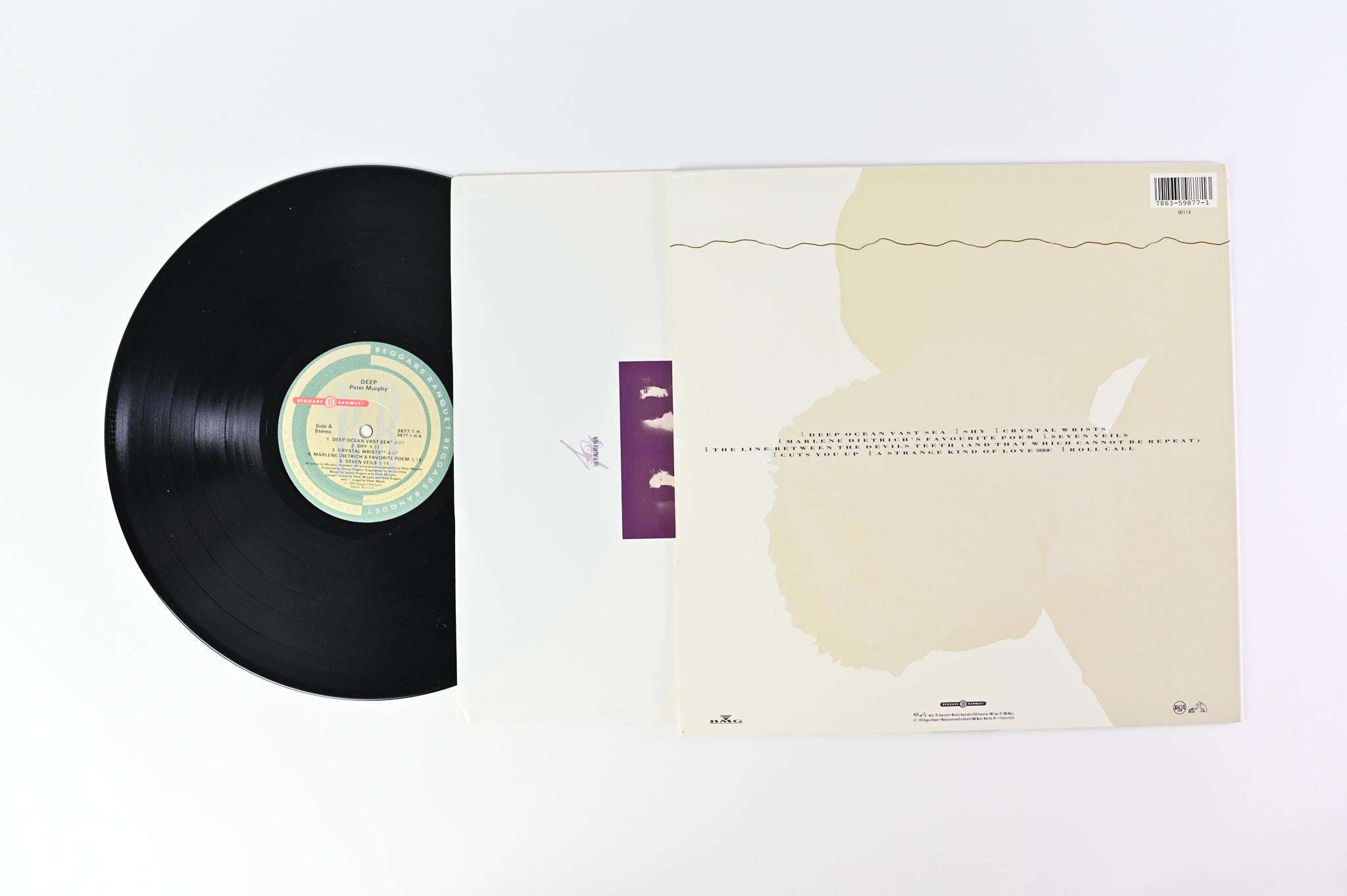 Peter Murphy - Deep on Beggars Banquet Glossy Sleeve
