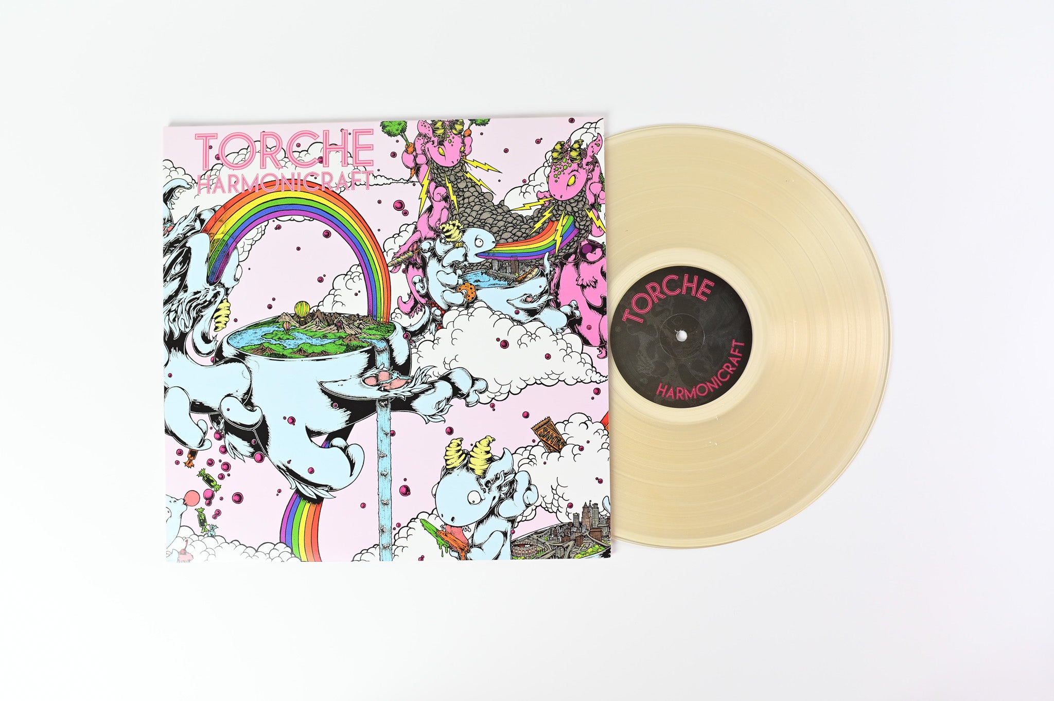 Torche - Harmonicraft on Volcom Ltd Clear Vinyl with Slipmat