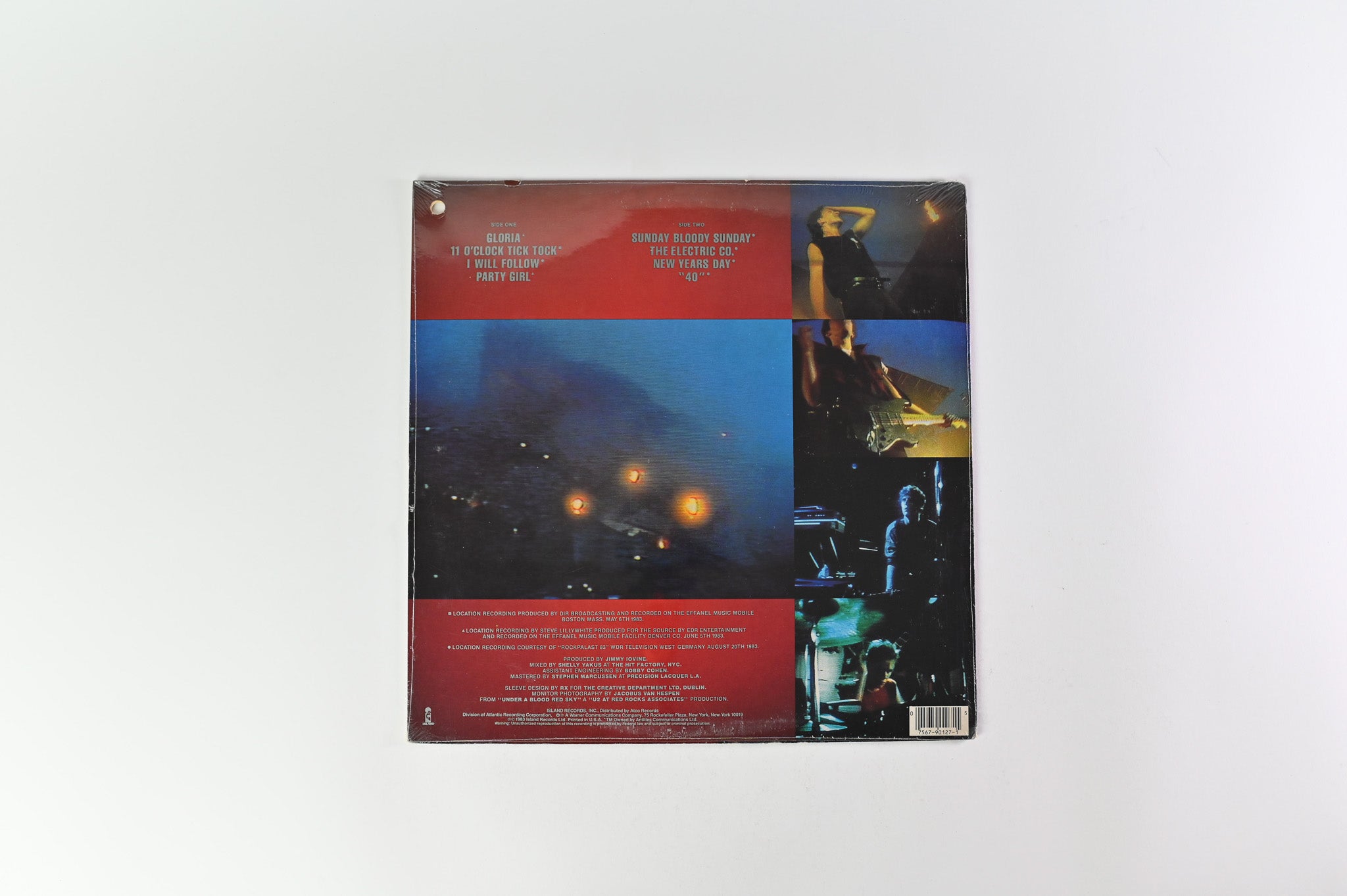 U2 - Live "Under A Blood Red Sky" on Island Sealed