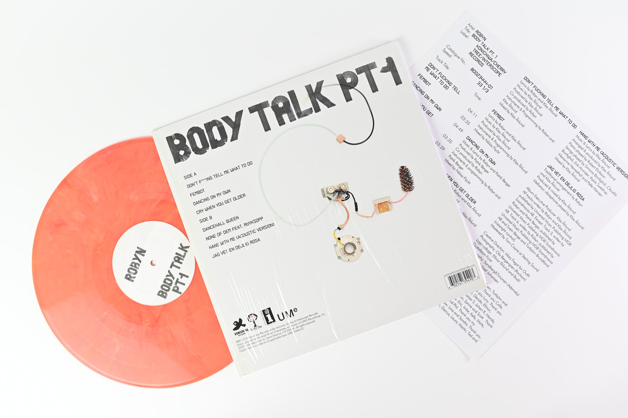 Robyn - Body Talk Pt. 1 on Interscope Orange Marbled