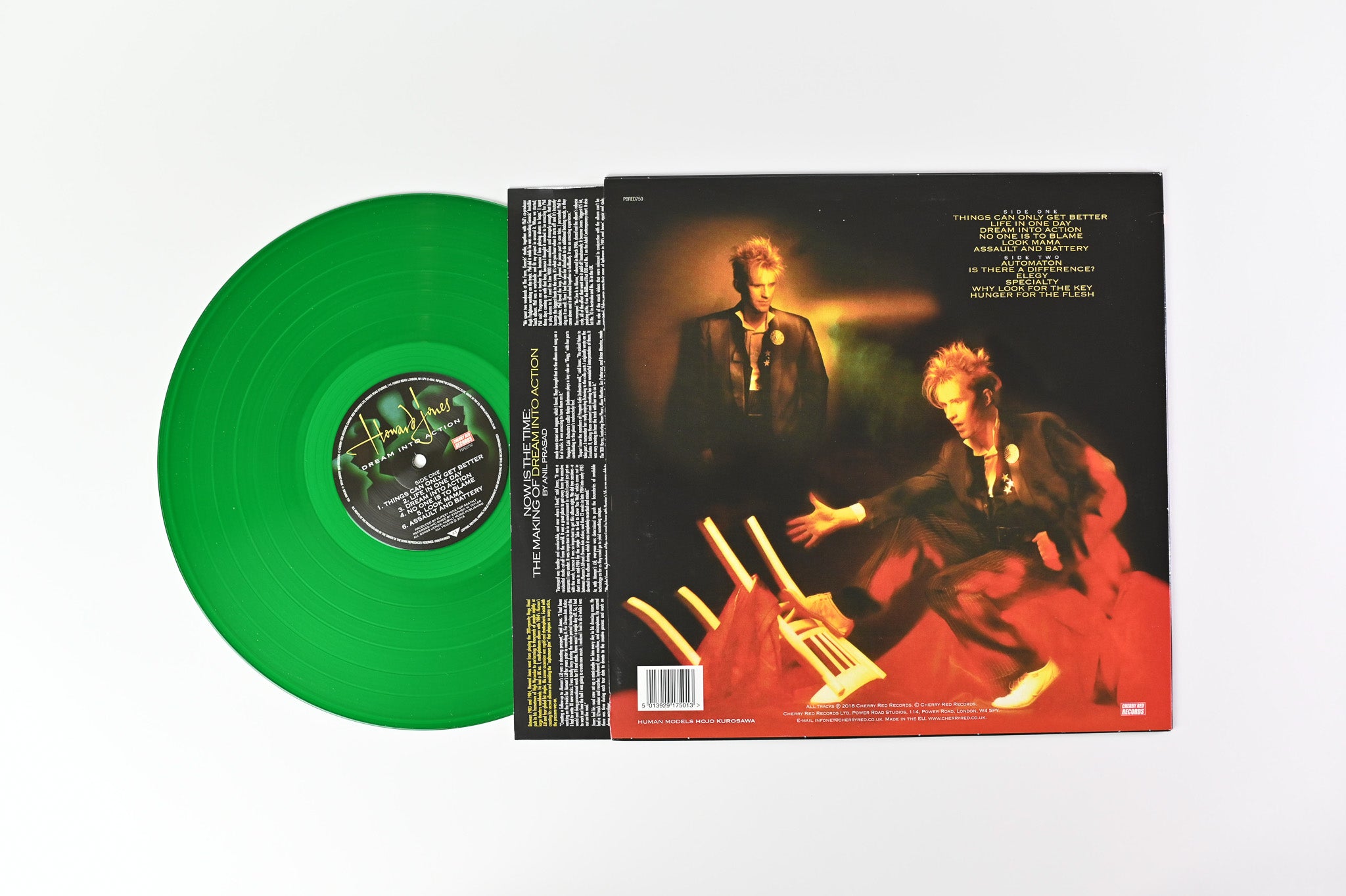 Howard Jones - Dream Into Action on Cherry Red Ltd Green Reissue