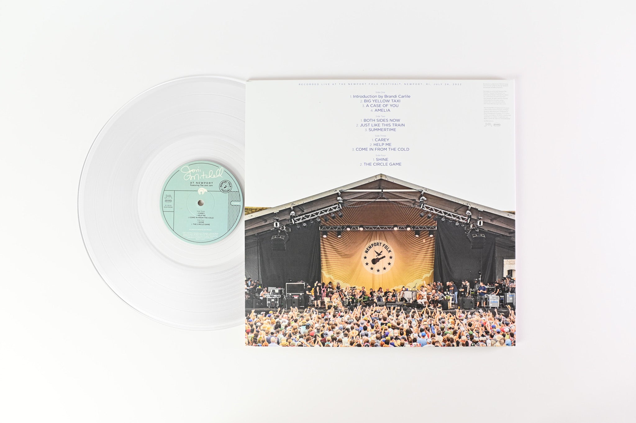 Joni Mitchell - At Newport on Rhino Clear Vinyl