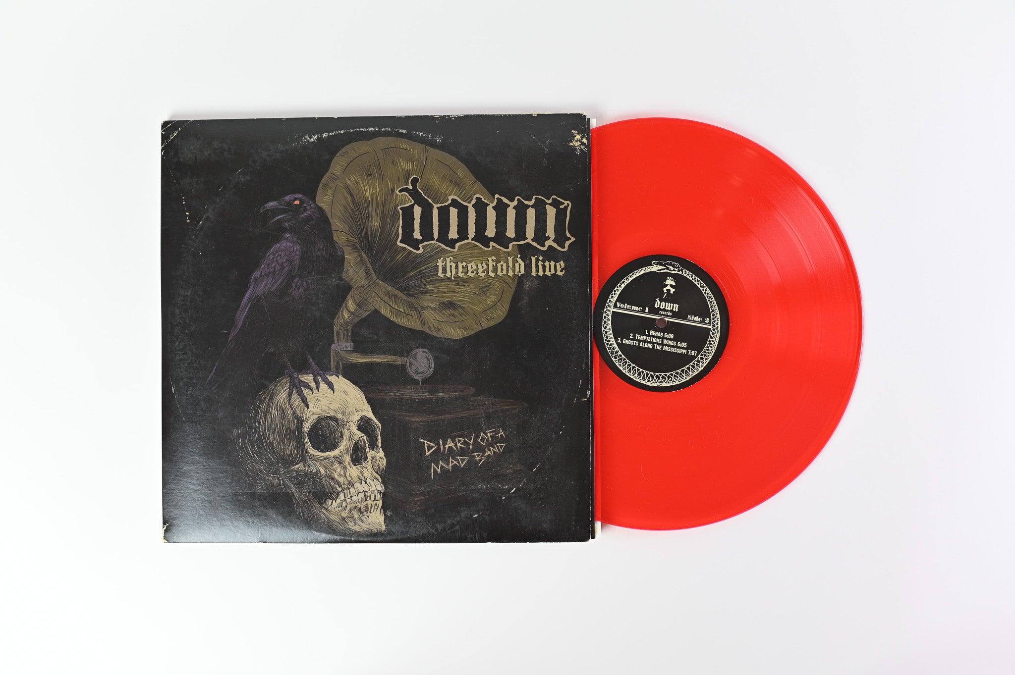 Down - Threefold Live: Diary Of A Mad Band on Down Red Vinyl