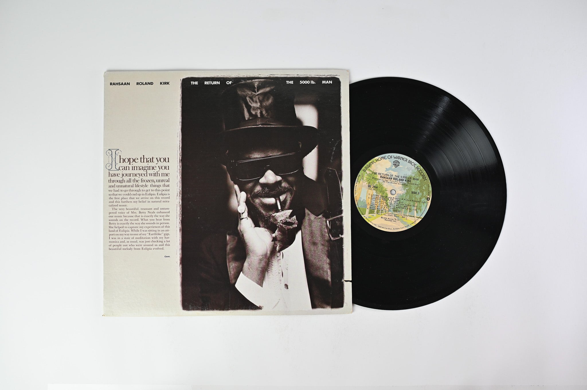 Rahsaan Roland Kirk  - The Return Of The 5000 Lb Man on Warner Bros. Records