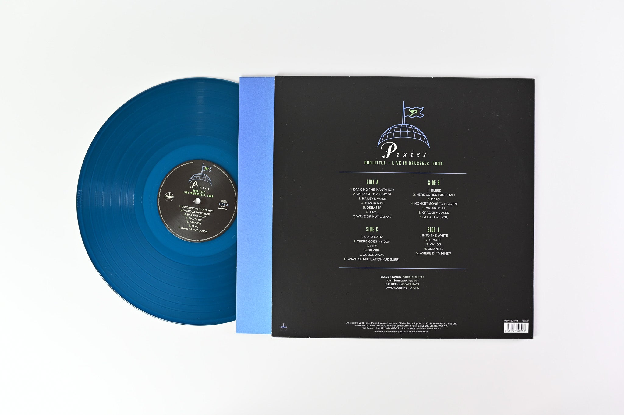 Pixies - Doolittle - Live In Brussels, 2009 on Demon Ltd RSD Blue & Green Translucent