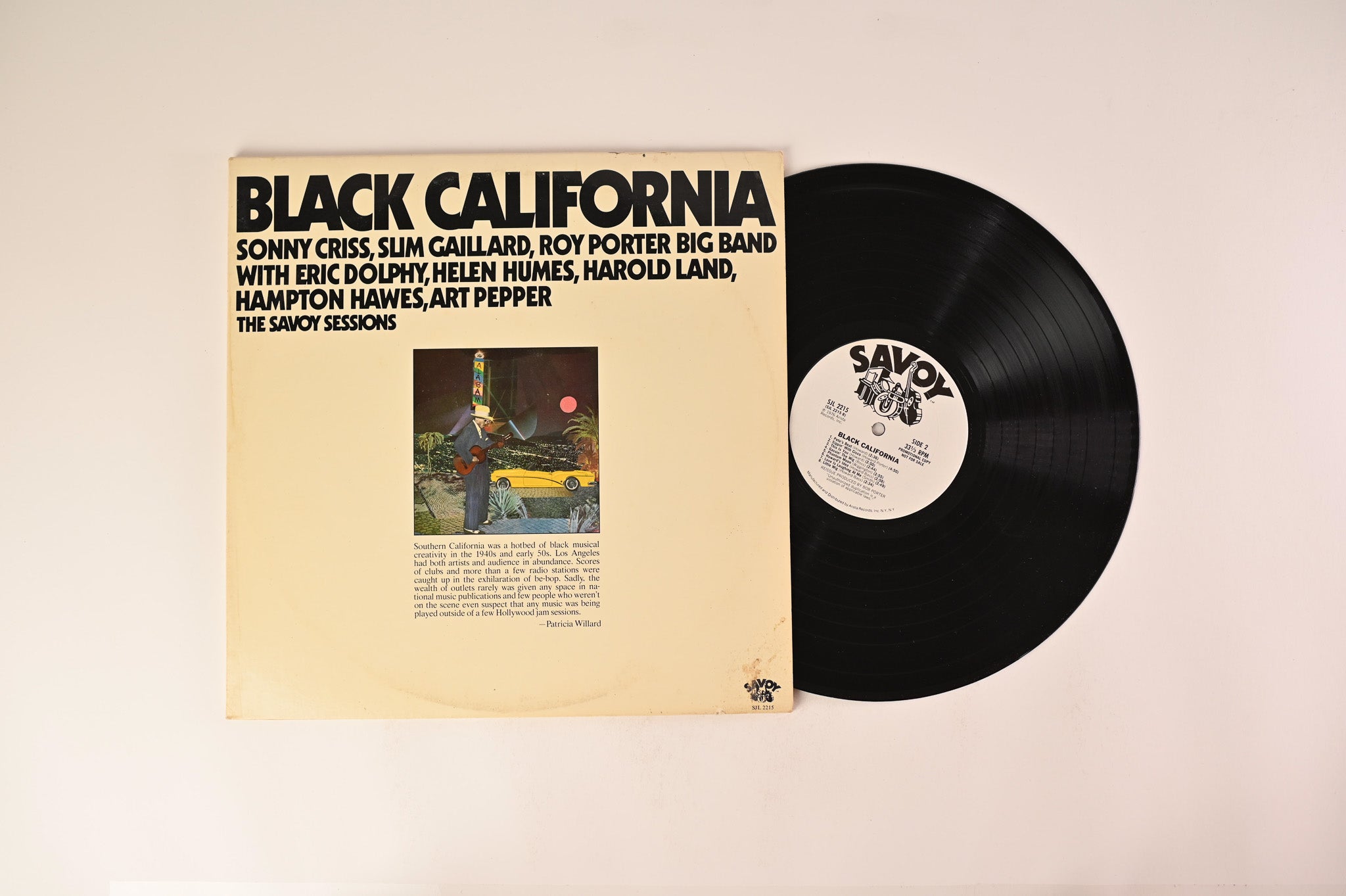 Sonny Criss, Slim Gaillard, Roy Porter Big Band With Eric Dolphy, Helen Humes, Harold Land, Hampton Hawes, Art Pepper – Black California on Savoy
