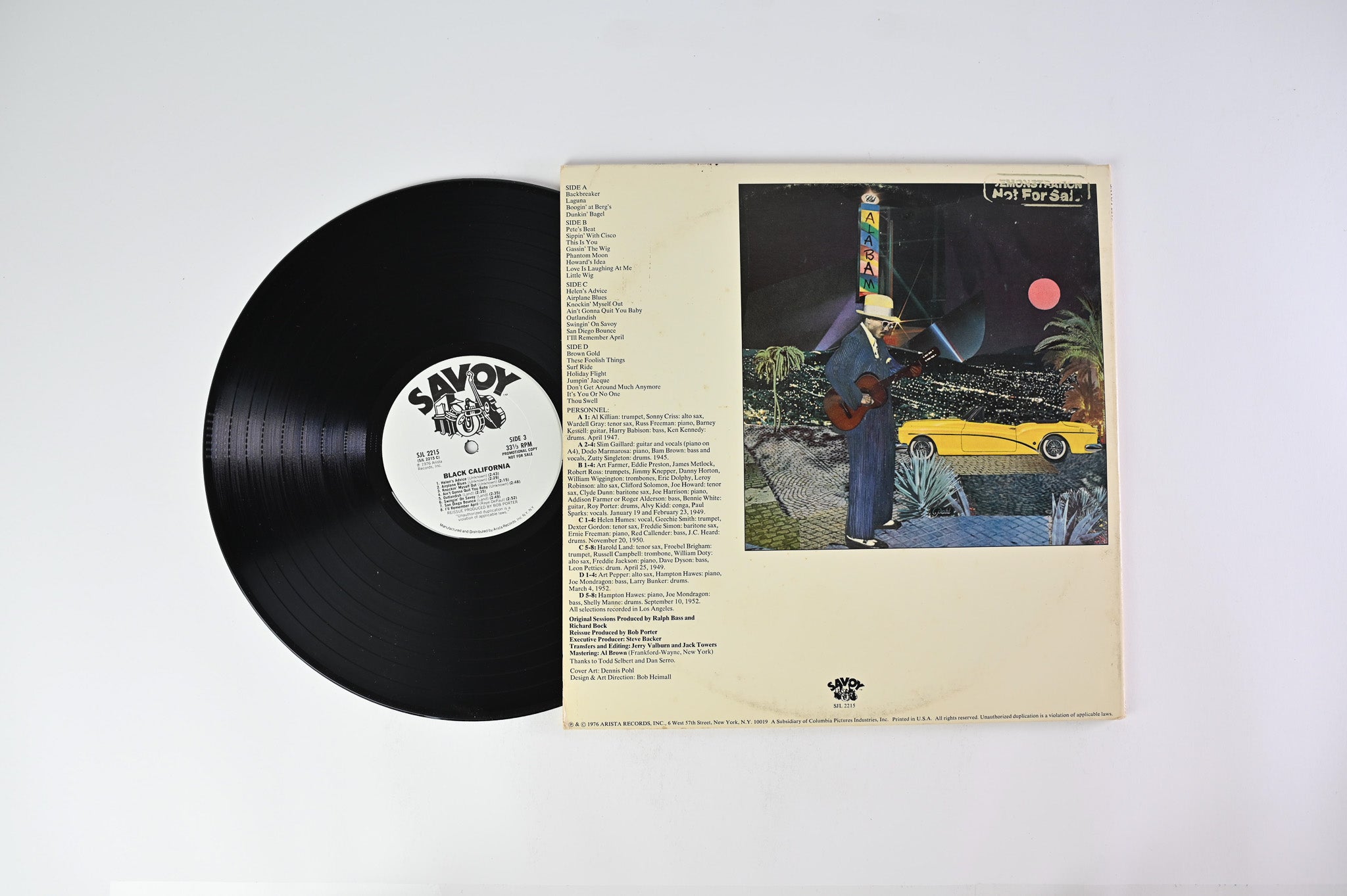 Sonny Criss, Slim Gaillard, Roy Porter Big Band With Eric Dolphy, Helen Humes, Harold Land, Hampton Hawes, Art Pepper – Black California on Savoy