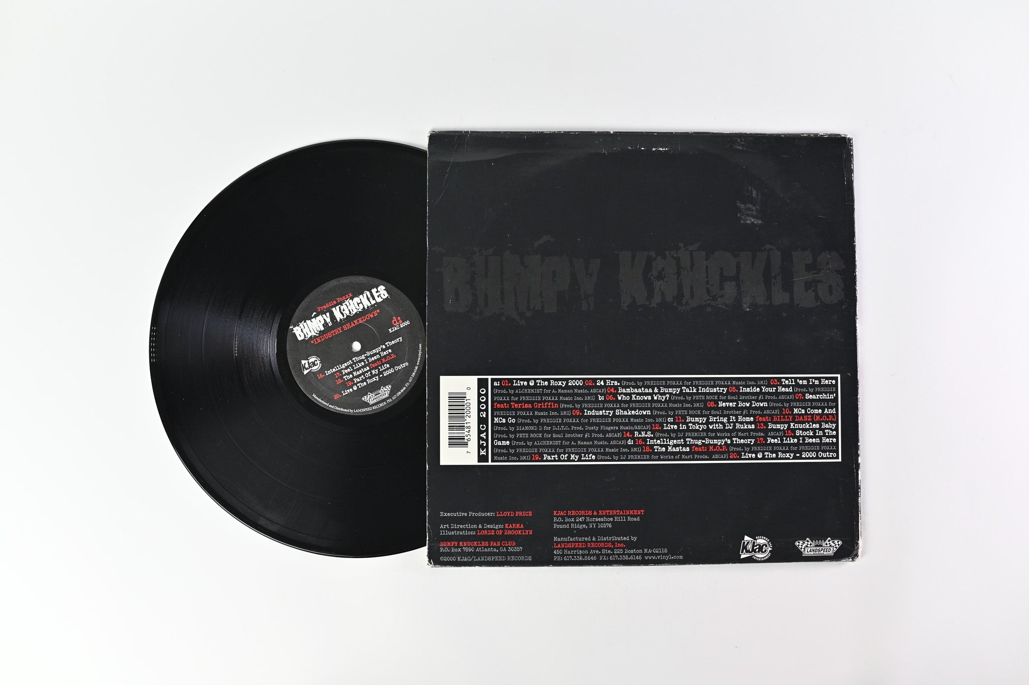 Freddie Foxxx - Industry Shakedown on KJAC Music/Landspeed Records