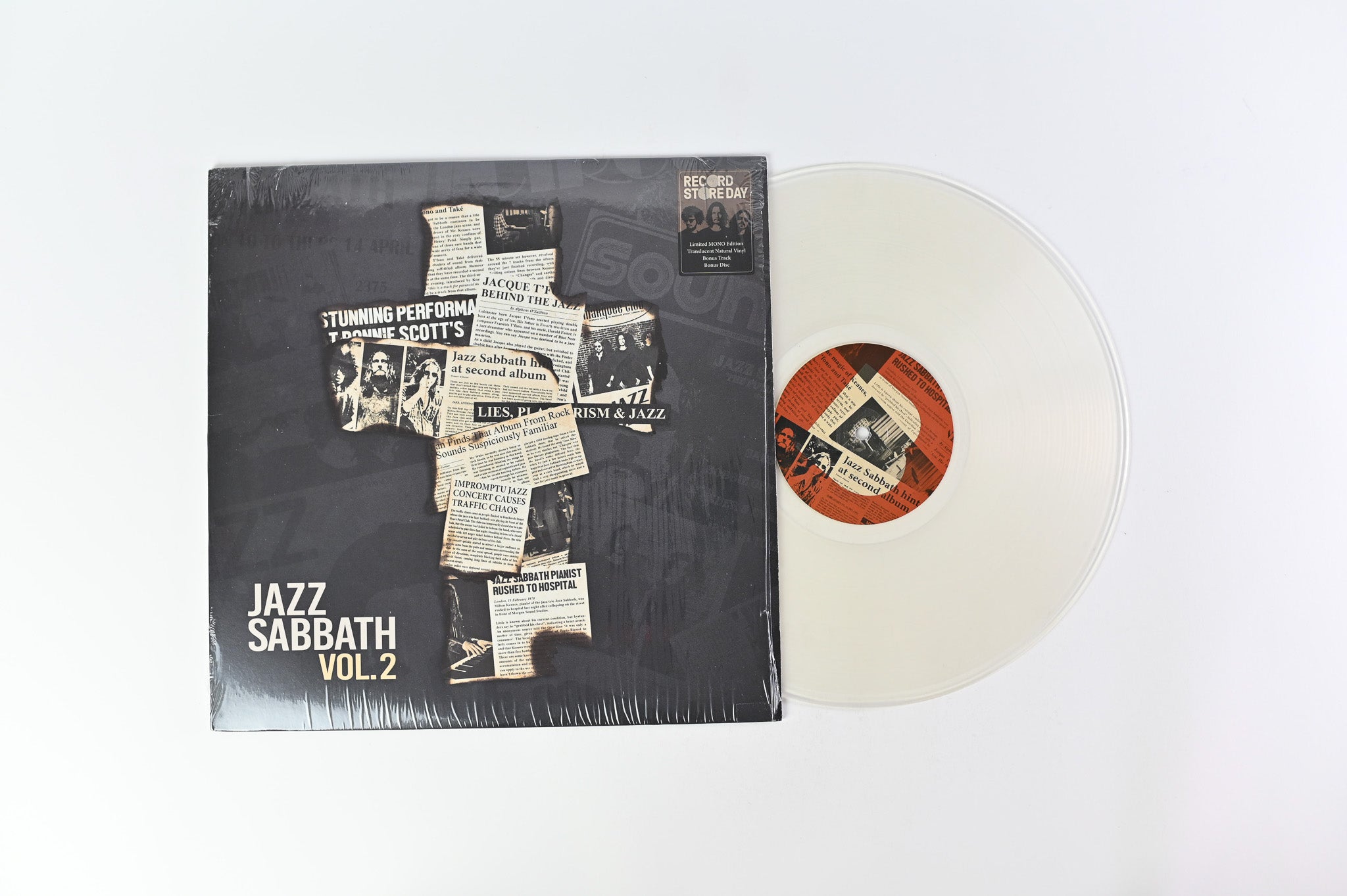 Jazz Sabbath - Vol. 2 RSD Limited Edition Mono on Blacklake Translucent Natural Vinyl
