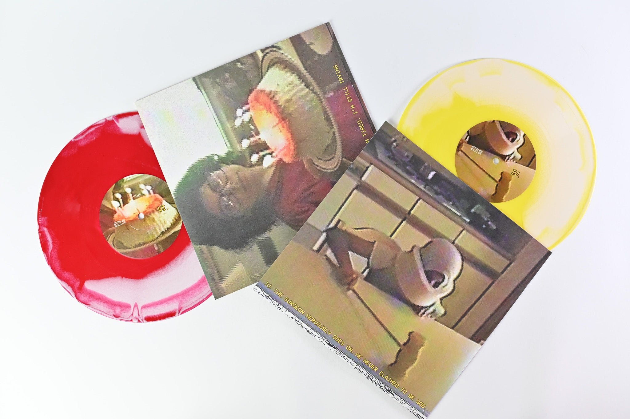Why? - Aokohio on Joyful Noise Recordings Limited, Numbered on Blue/Yellow/Red & Bone Vinyl 45 RPM