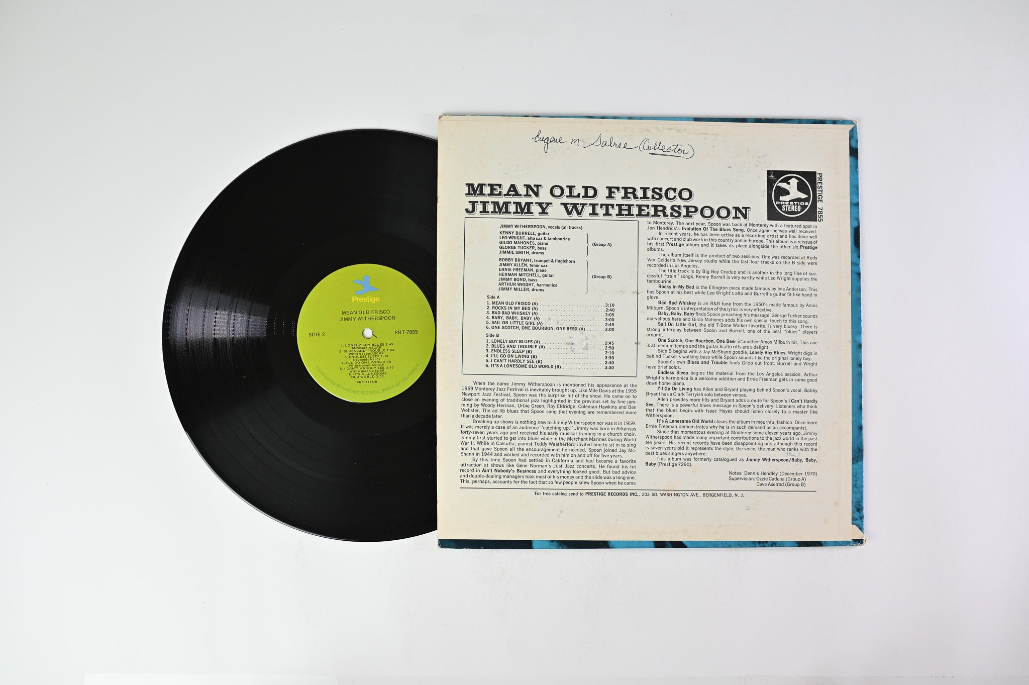 Jimmy Witherspoon - Mean Old Frisco on Prestige – PRST 7855