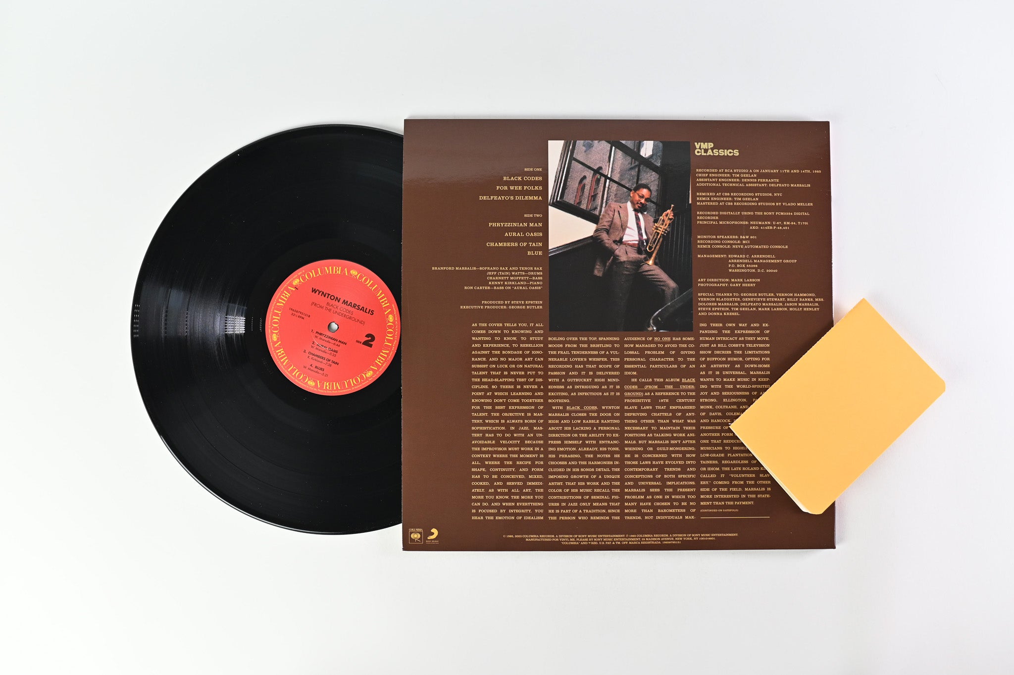 Wynton Marsalis - Black Codes (From The Underground) Reissue on Columbia, Vinyl Me Please Club Edition