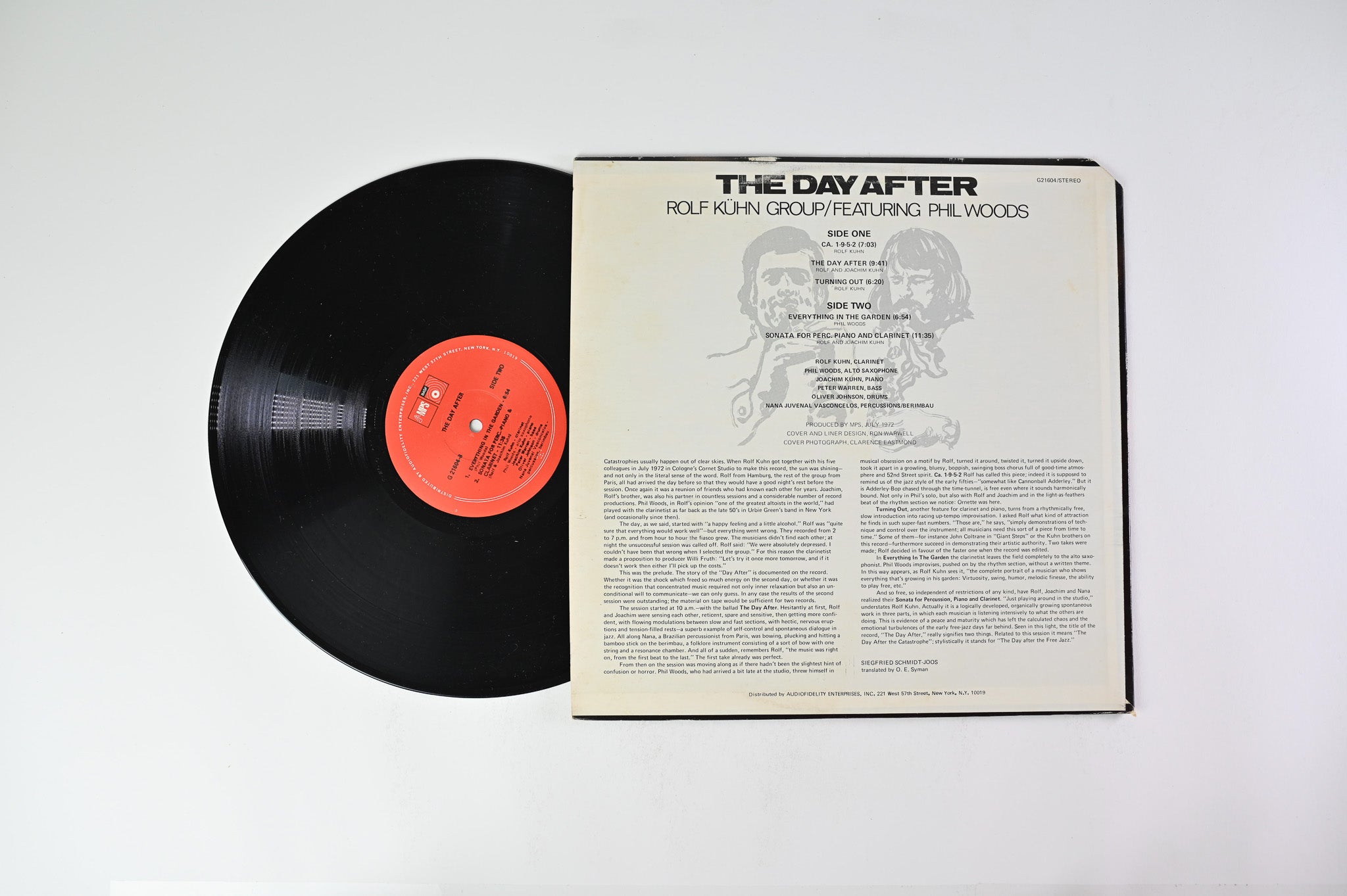 Rolf Kühn Group Featuring Phil Woods – The Day After on MPS Records