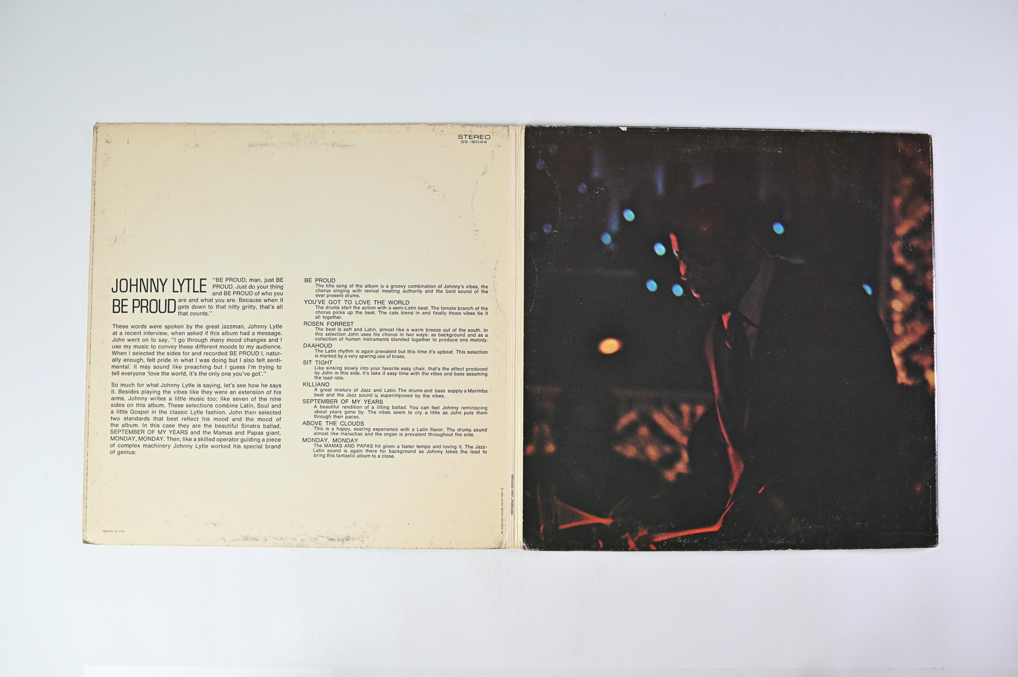 Johnny Lytle - Be Proud on Solid State Records