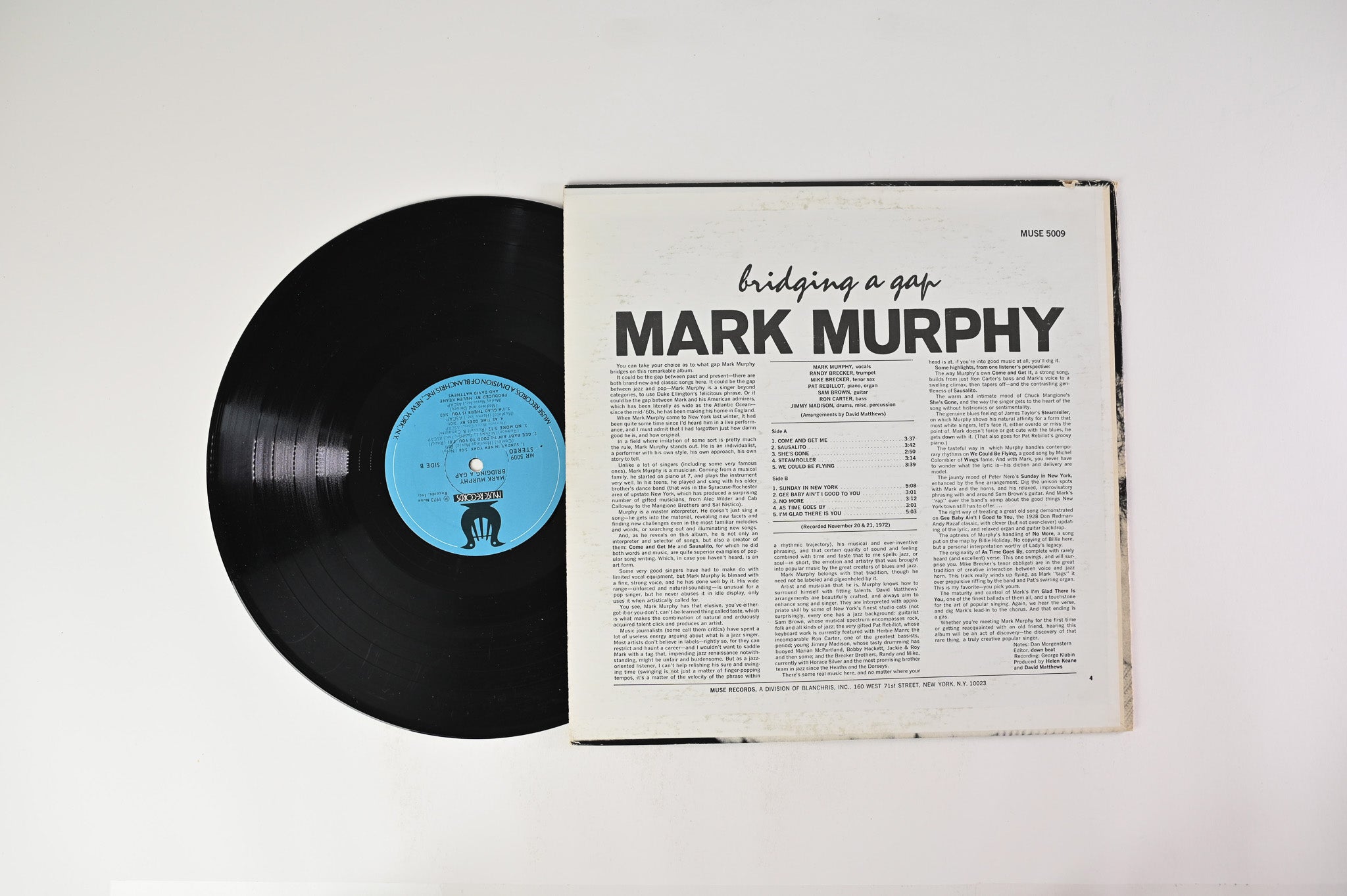 Mark Murphy - Bridging A Gap on Muse Records