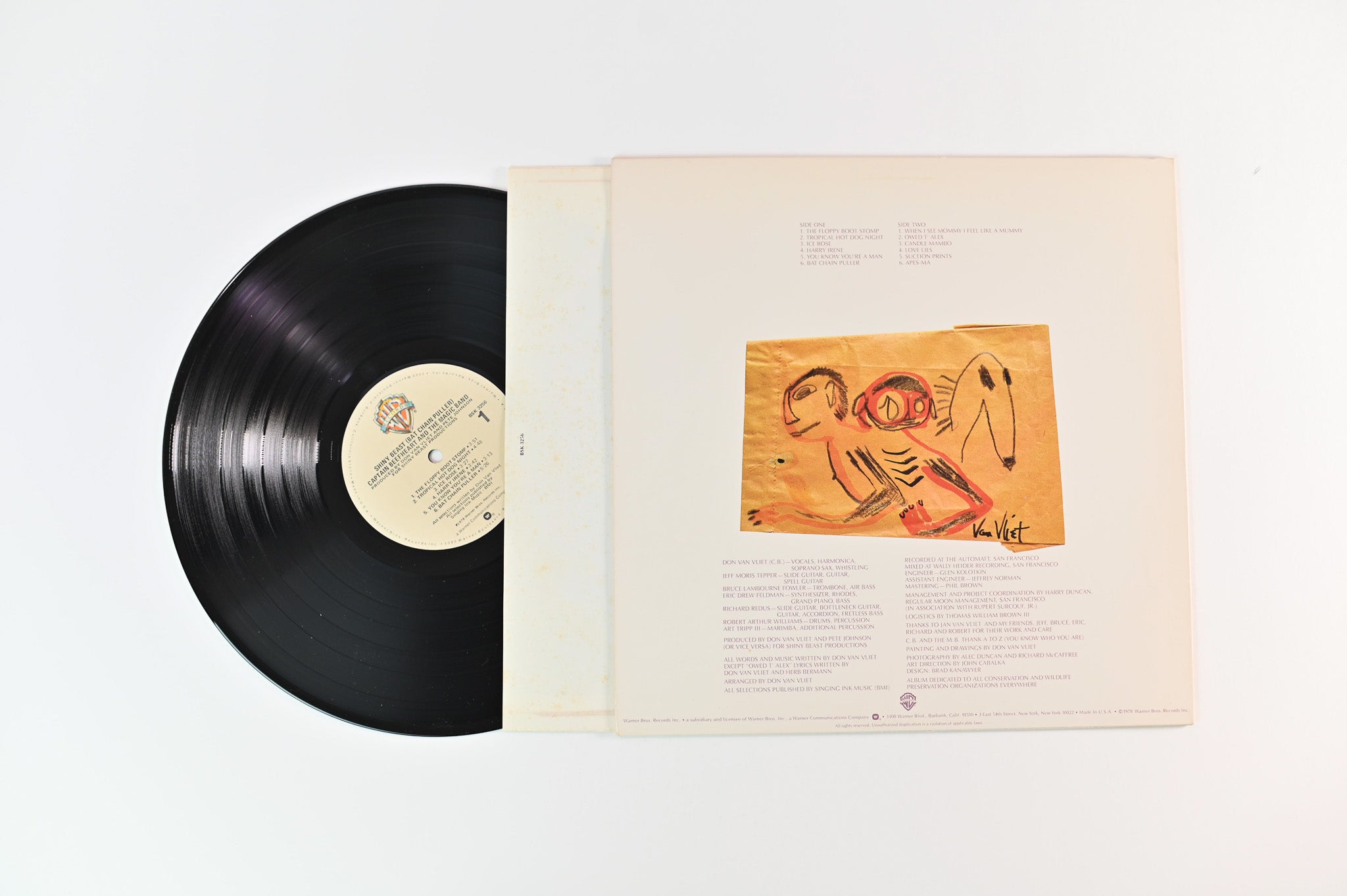 Captain Beefheart - Shiny Beast (Bat Chain Puller) on Warner Bros