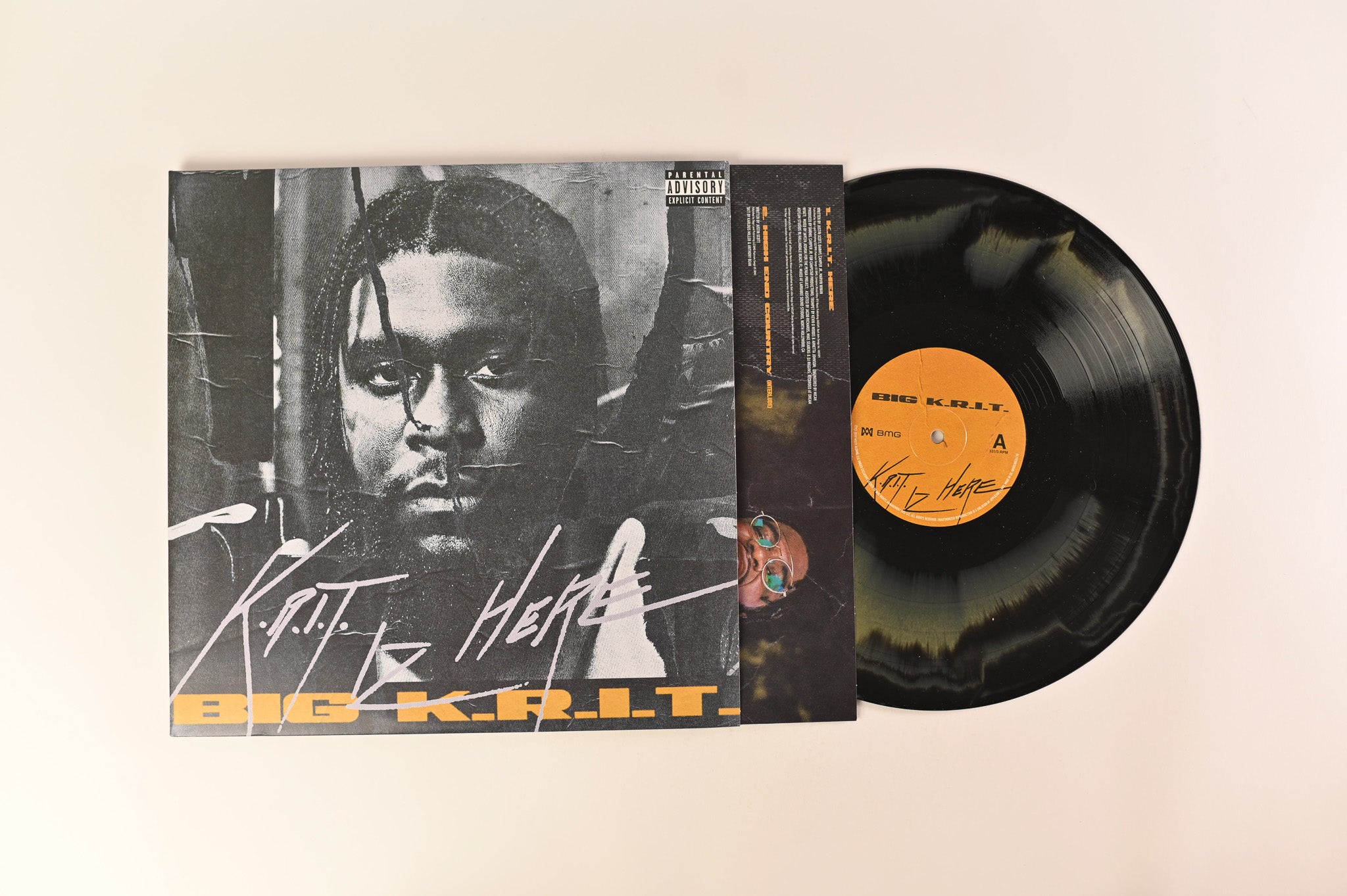 Big K.R.I.T. - K.R.I.T. Iz Here on Multi Alumni Studios Gold/Silver/Black Marble