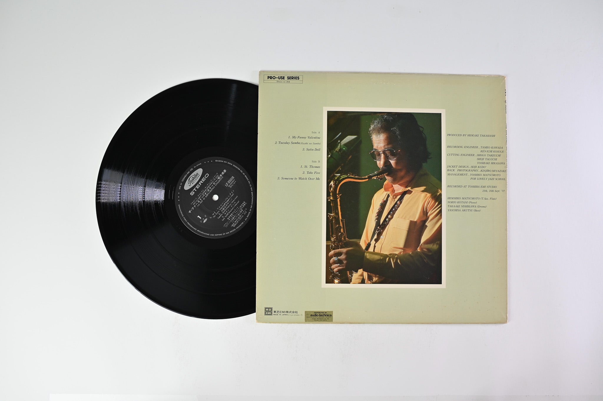 Hidehiko Matsumoto - The First By Sleepy on Toshiba Records Pro-Use Direct Cutting Series