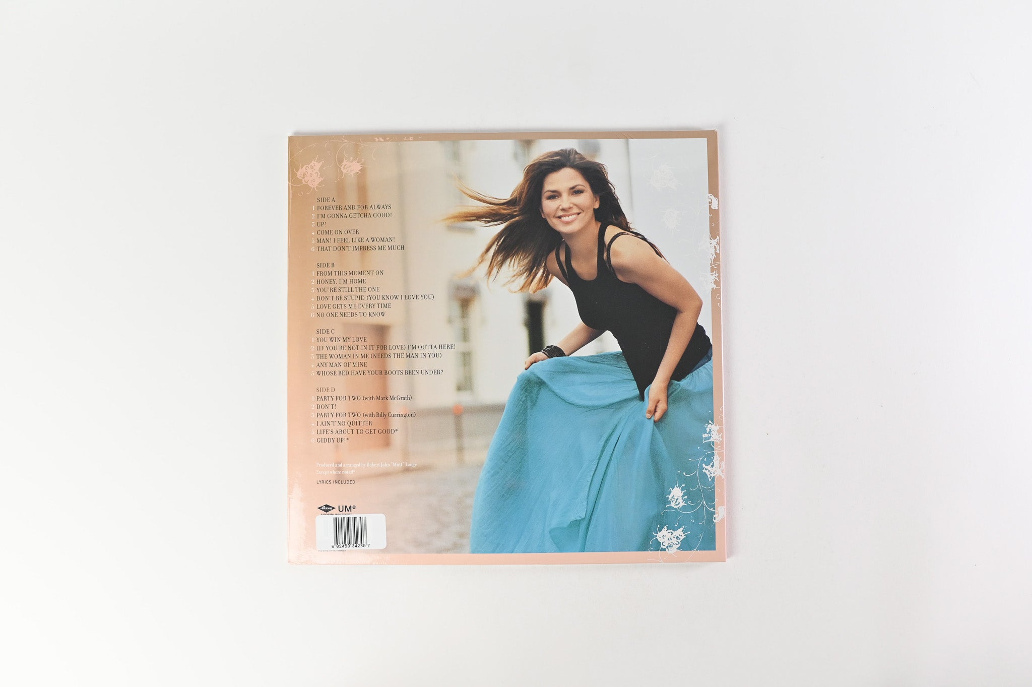 Shania Twain - Greatest Hits on Mercury Baby Pink Vinyl Reissue Sealed