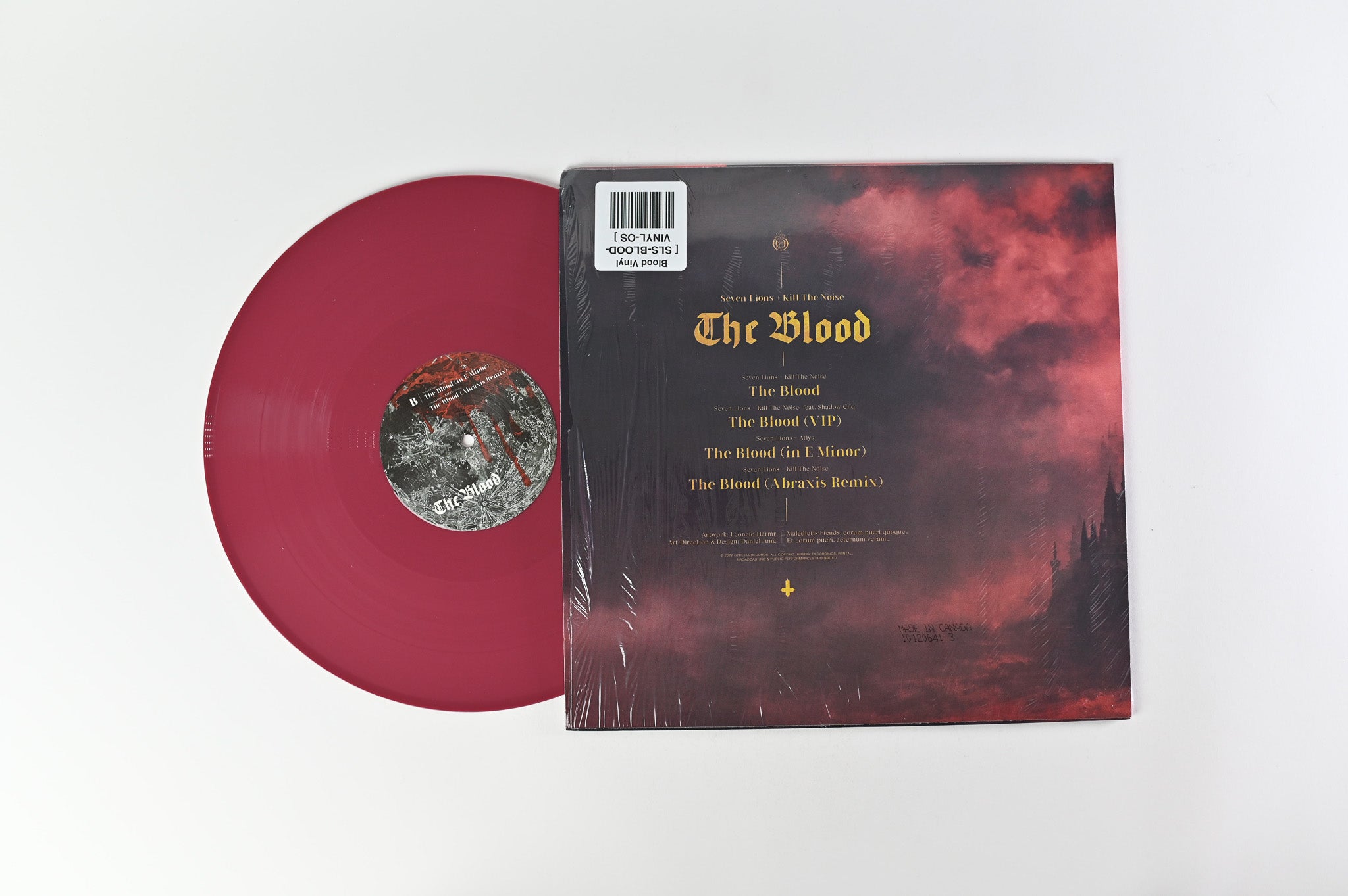 Seven Lions + Kill the Noise - The Blood on Ophelia 45 RPM EP Blood Colored Vinyl