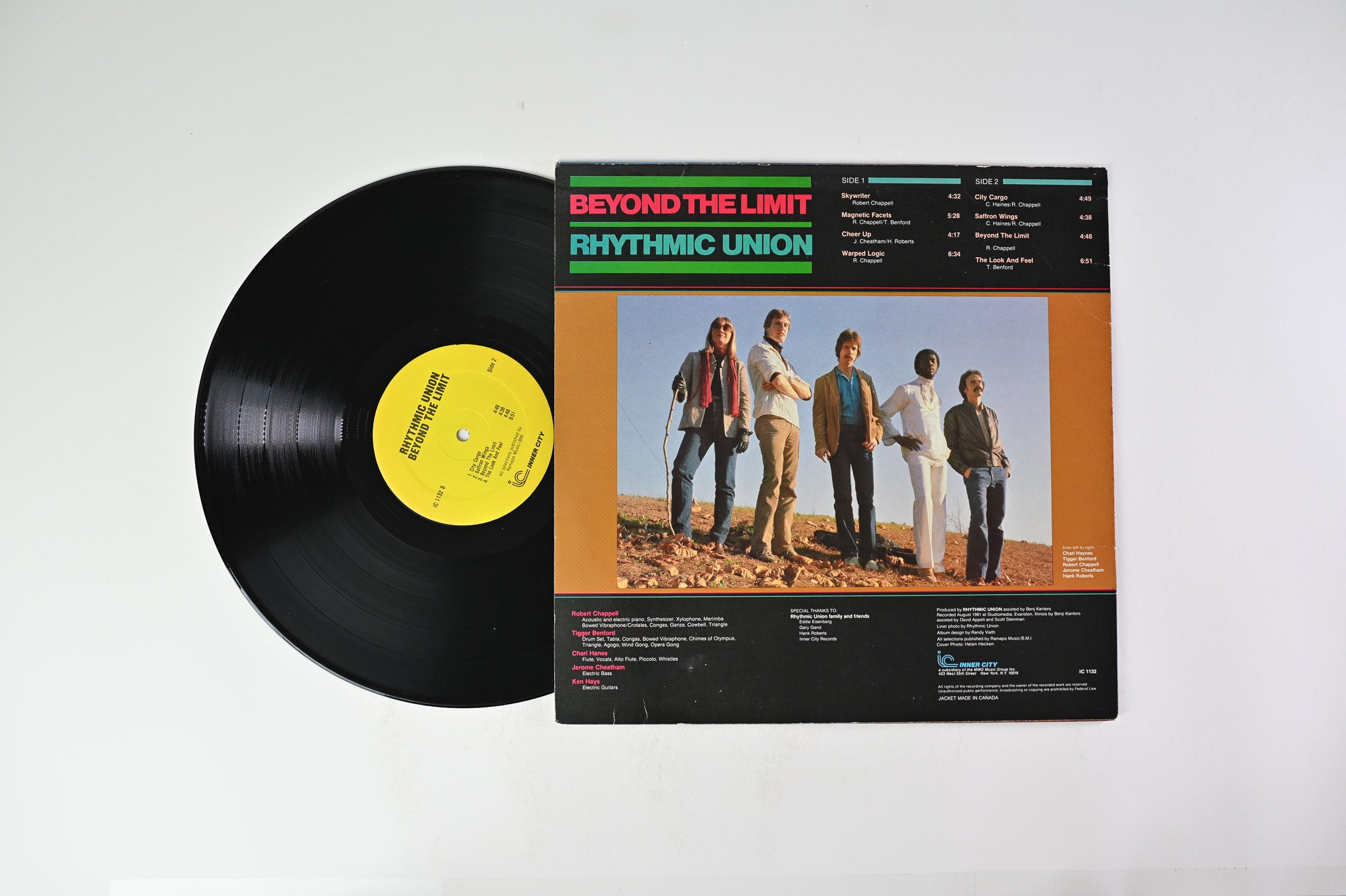 Rhythmic Union - Beyond The Limit on Inner City Records