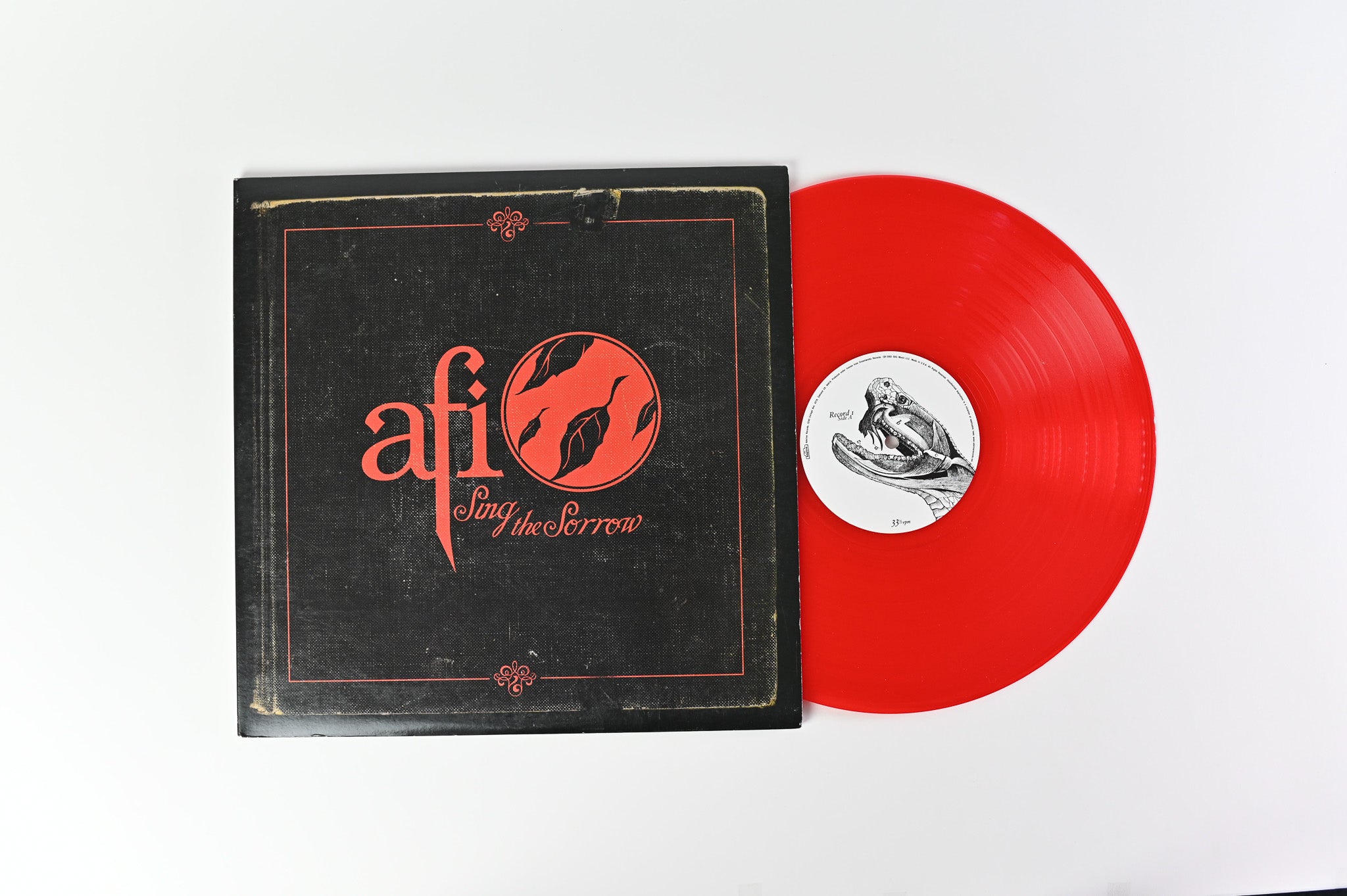 AFI - Sing The Sorrow on Adeline Records Red Translucent Vinyl