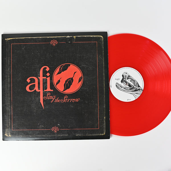 AFI - Sing The Sorrow on Adeline Records Red Translucent Vinyl